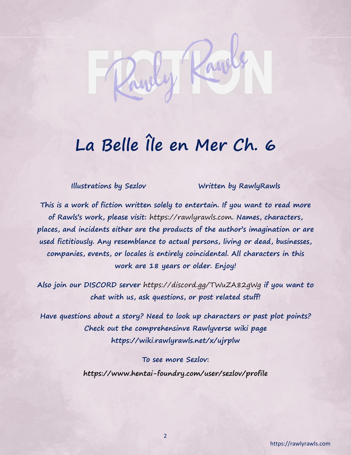 La Belle Ile en Mere [Sezlov , RawlyRawls] 6 . La Belle Ile en Mere - Chapter 6 [Sezlov , RawlyRawls] – page 2