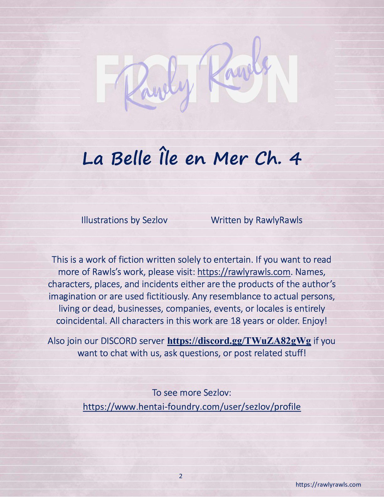 La Belle Ile en Mere [Sezlov , RawlyRawls] 4 . La Belle Ile en Mere - Chapter 4 [Sezlov , RawlyRawls] – page 2