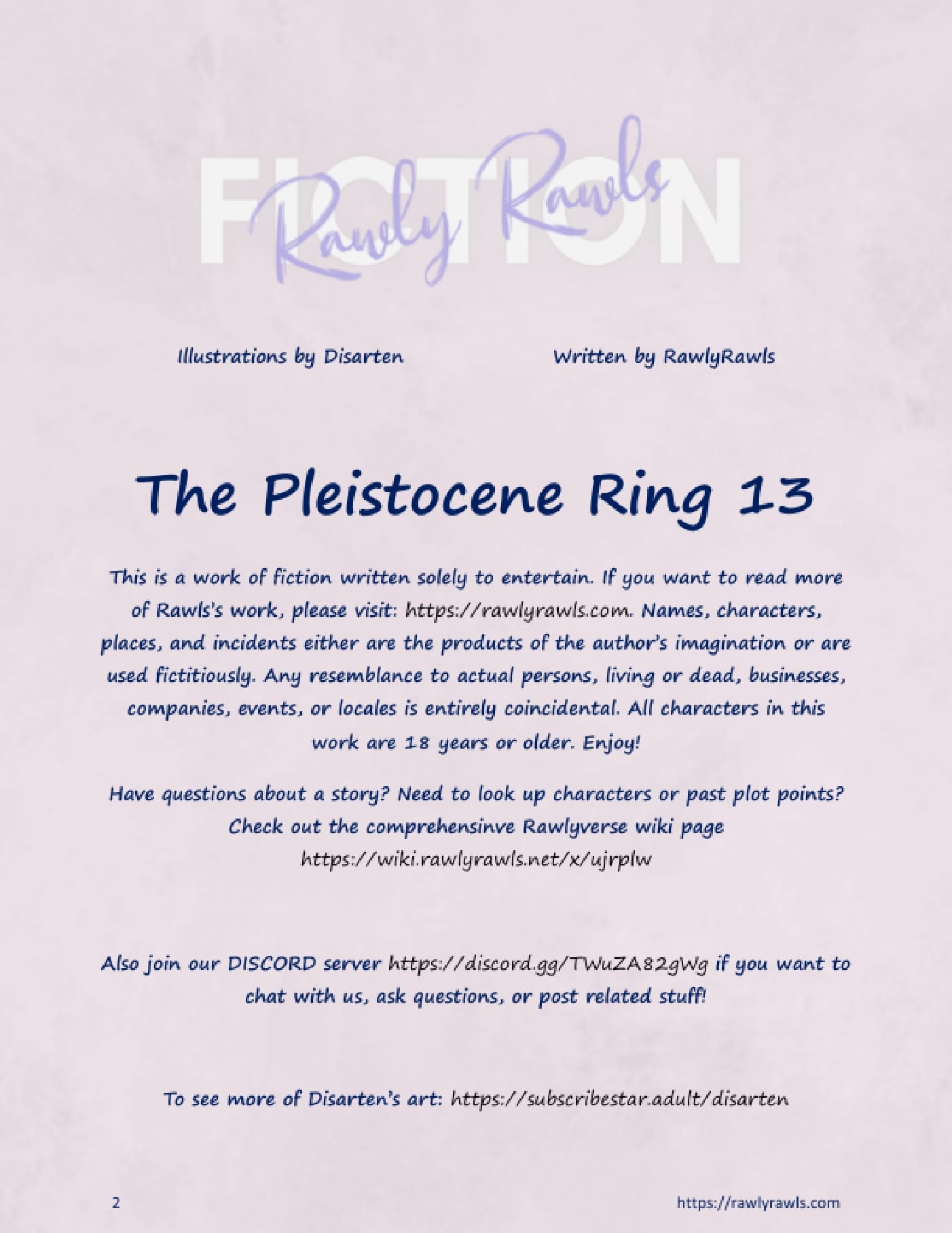 The Pleistocene Ring [Disarten] 13 . The Pleistocene Ring - Chapter 13 [Disarten , RawlyRawls] – page 2