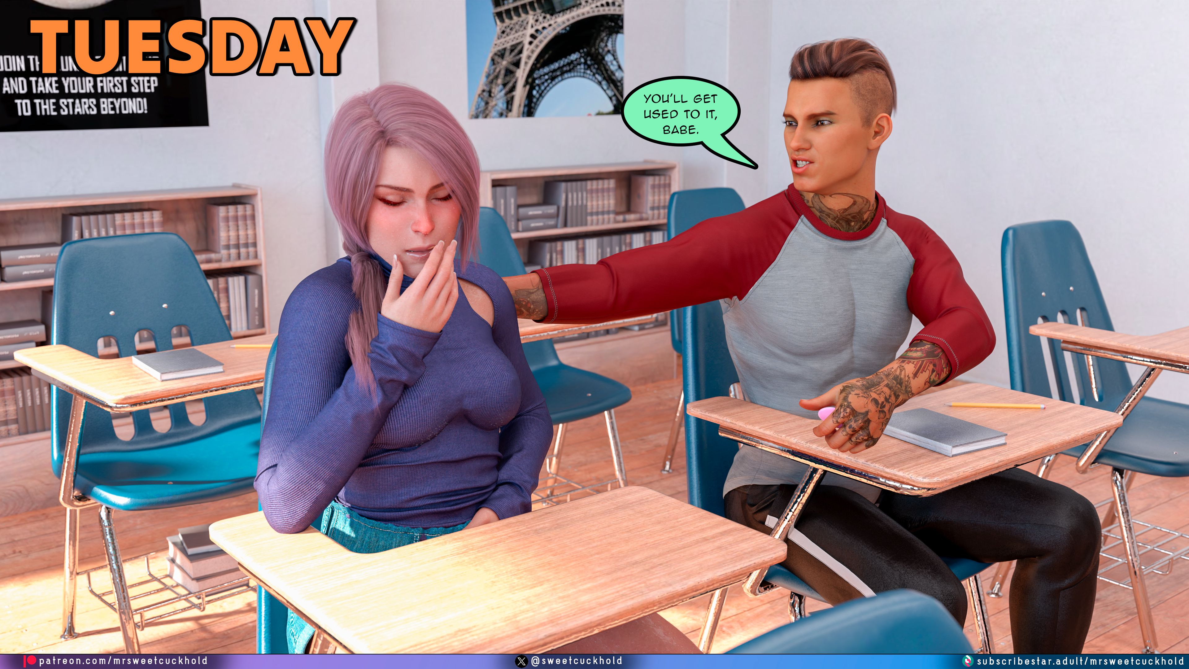 Undercover Betrayal [Mr.SweetCuckhold] 3 . Undercover Betrayal - Chapter 3 [Mr.SweetCuckhold] – page 105