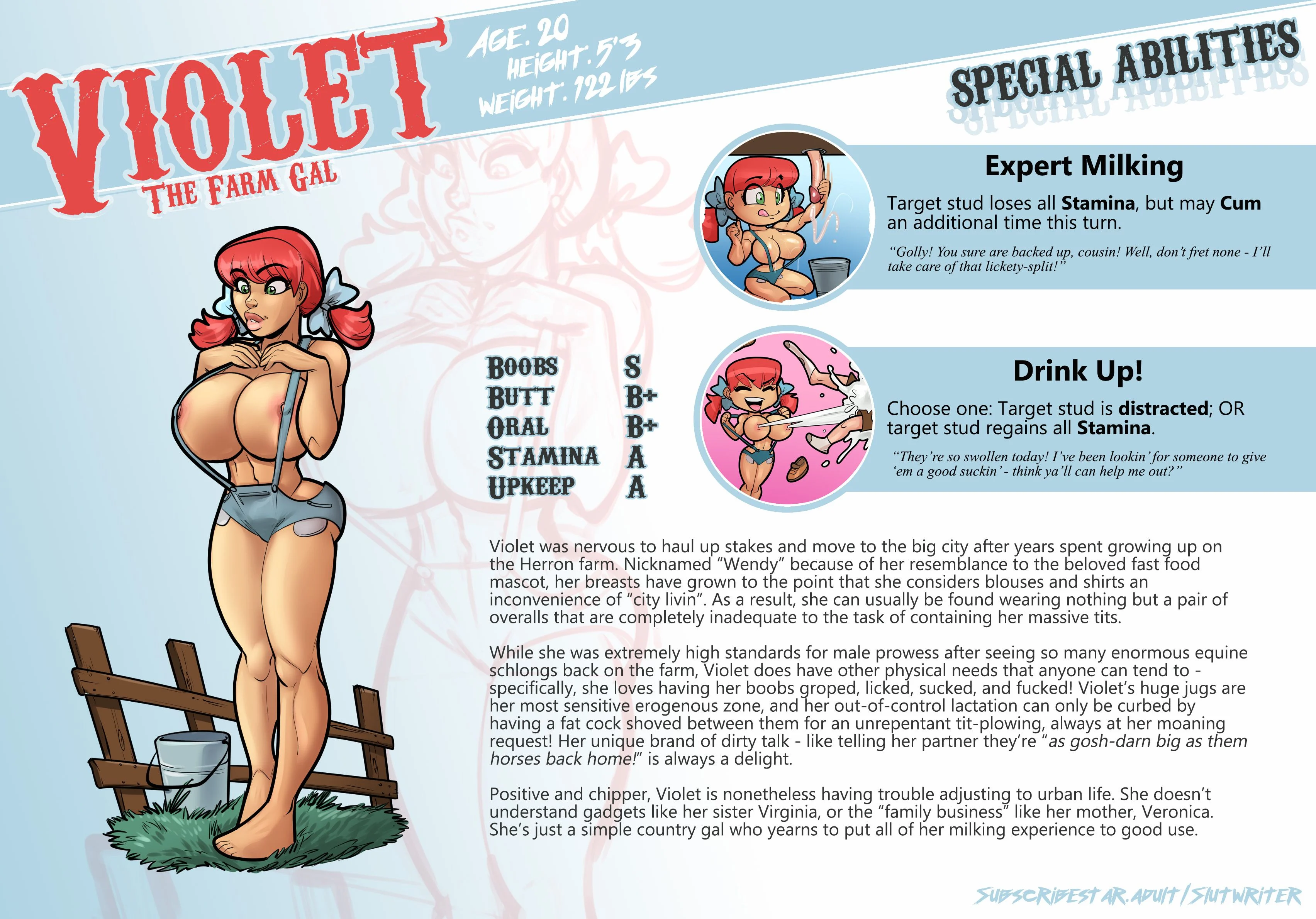My Mom And Sister Are Size Queen Sluts [Rabies T Lagomorph] 0.1 . My Mom And Sister Are Size Queen Sluts - Character Sheets - [Rabies T Lagomorph] – page 18