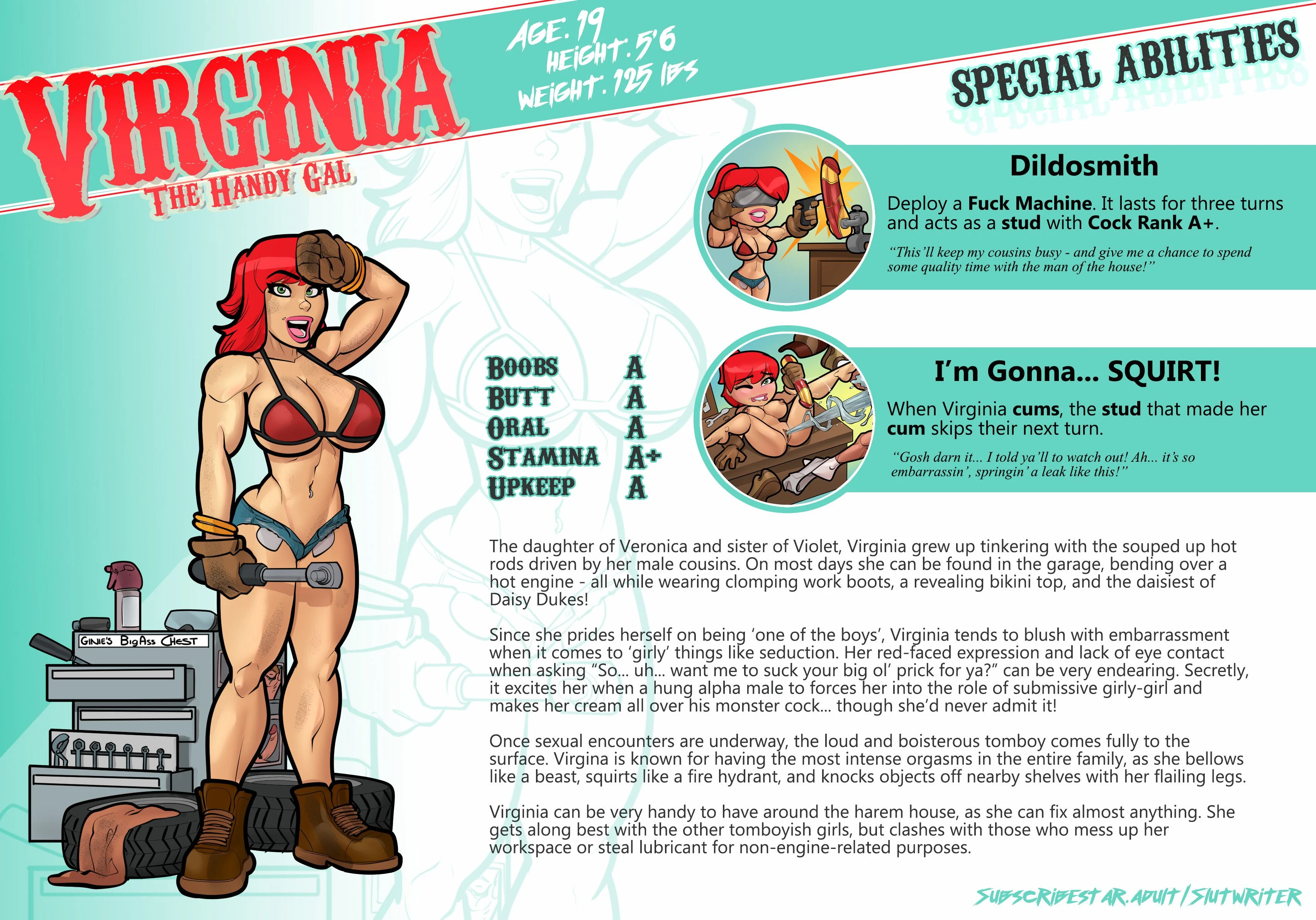 My Mom And Sister Are Size Queen Sluts [Rabies T Lagomorph] 0.1 . My Mom And Sister Are Size Queen Sluts - Character Sheets - [Rabies T Lagomorph] – page 19
