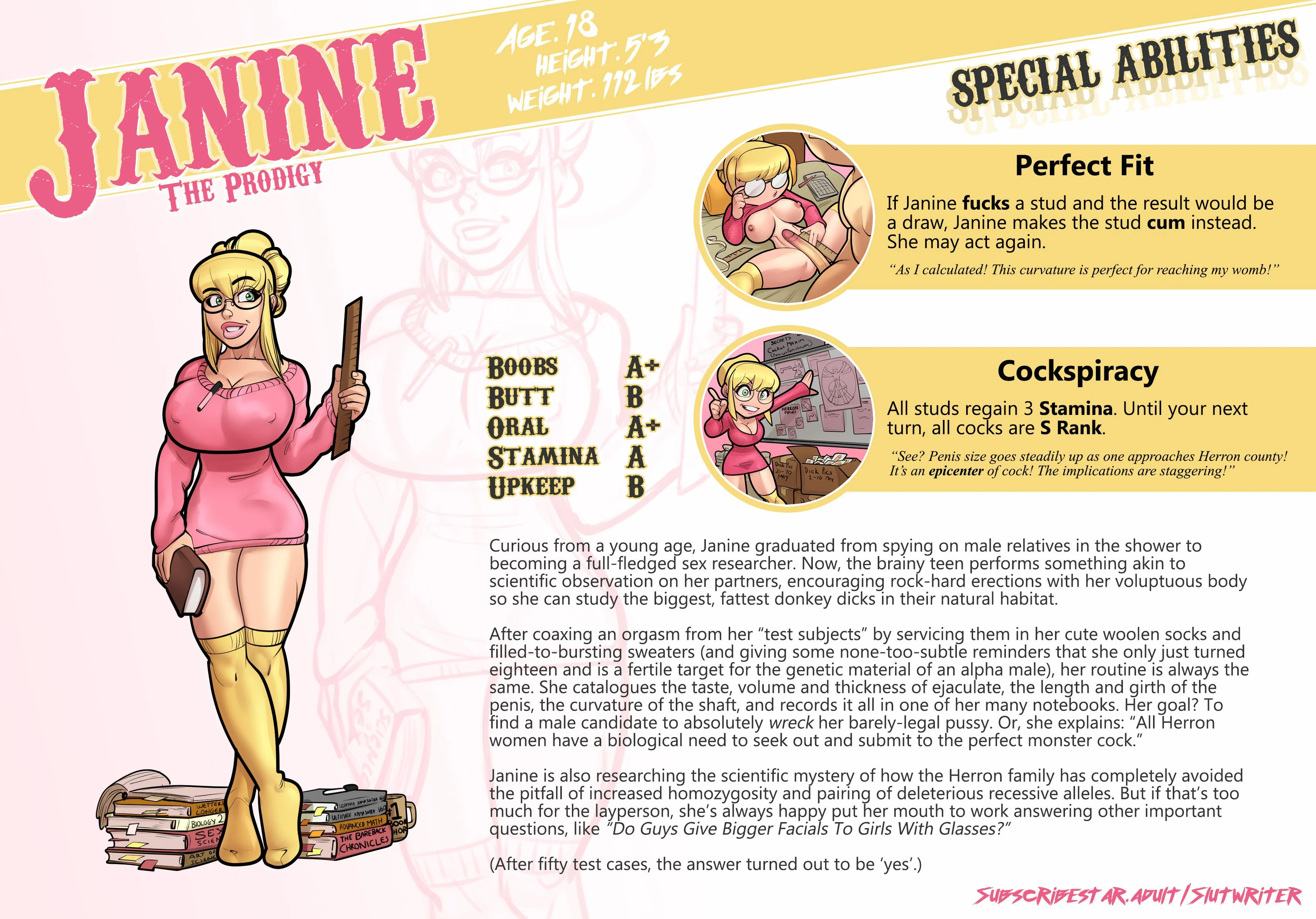 My Mom And Sister Are Size Queen Sluts [Rabies T Lagomorph] 0.1 . My Mom And Sister Are Size Queen Sluts - Character Sheets - [Rabies T Lagomorph] – page 4