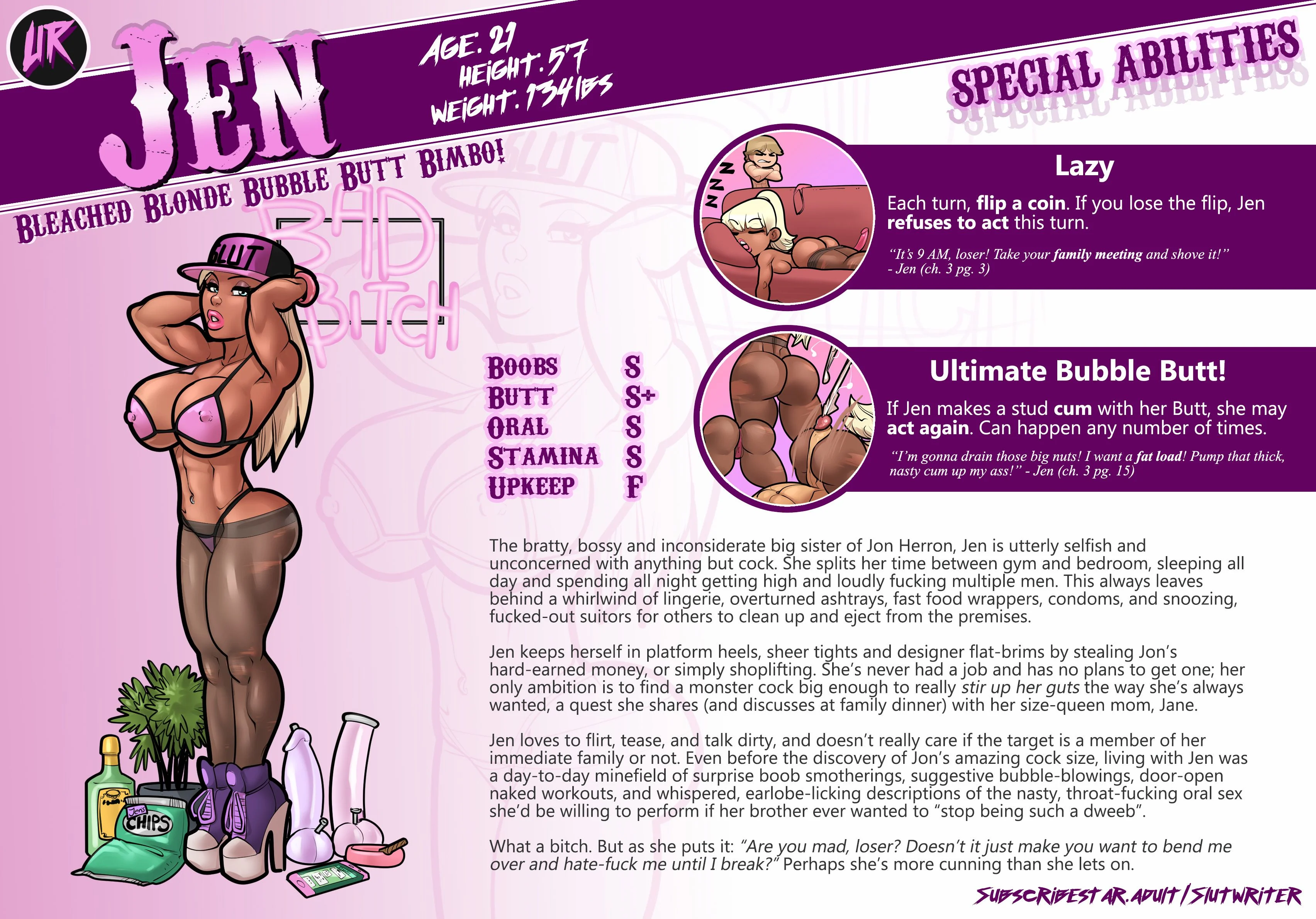 My Mom And Sister Are Size Queen Sluts [Rabies T Lagomorph] 0.1 . My Mom And Sister Are Size Queen Sluts - Character Sheets - [Rabies T Lagomorph] – page 5