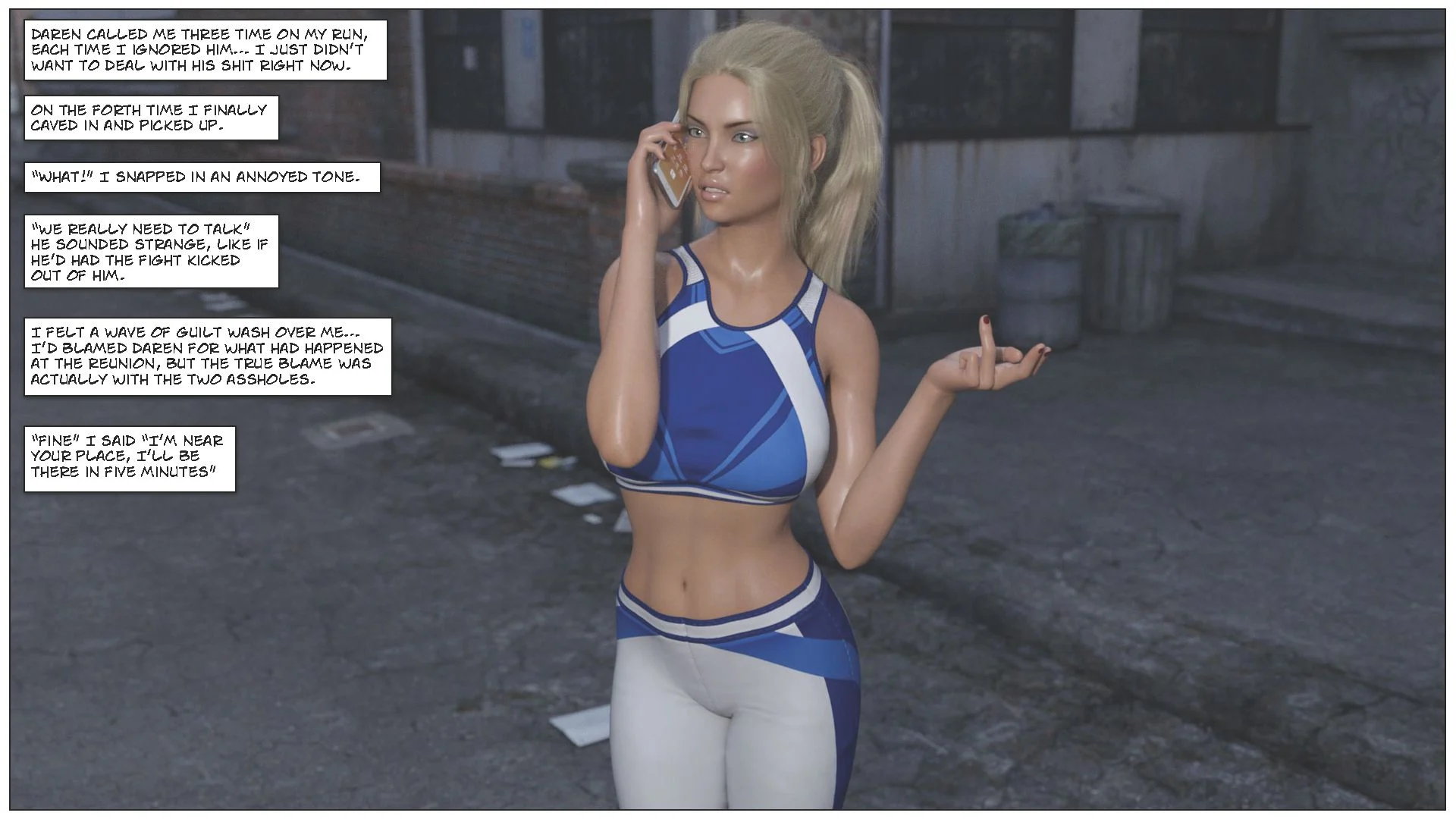 Blackmaled [Sexy3DComics] Blackmaled - Lenka's Story 4 – page 14