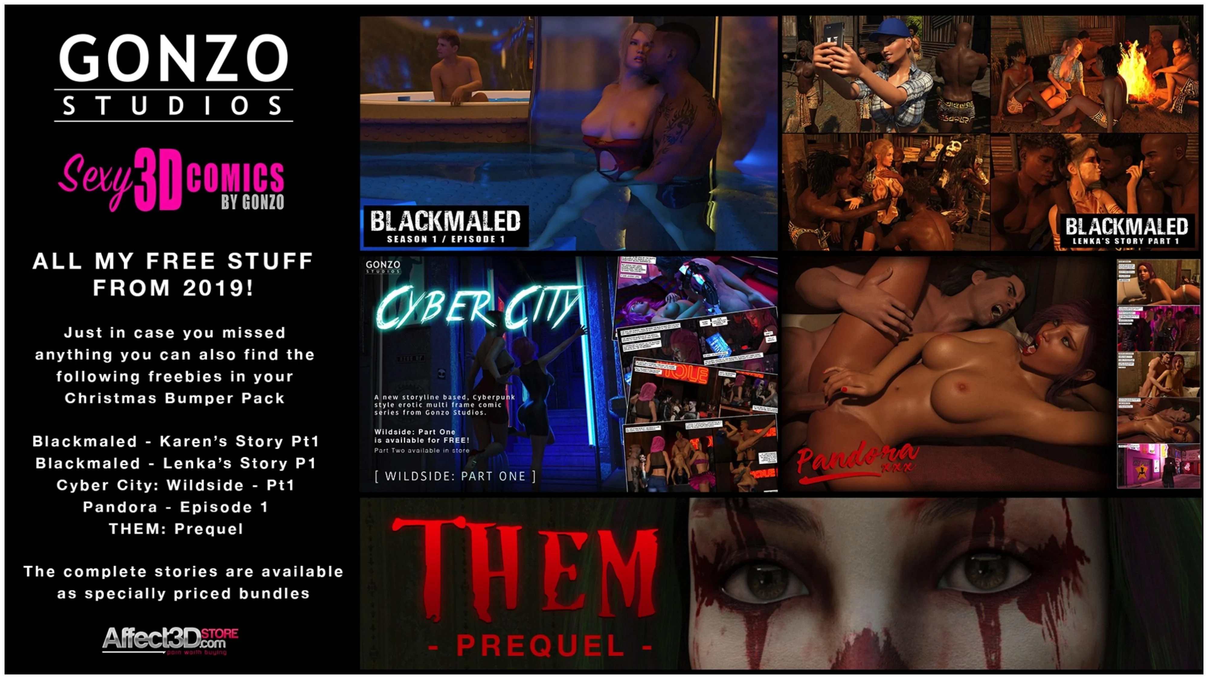 Blackmaled [Sexy3DComics] Blackmaled - Free Christmas Gift – page 3