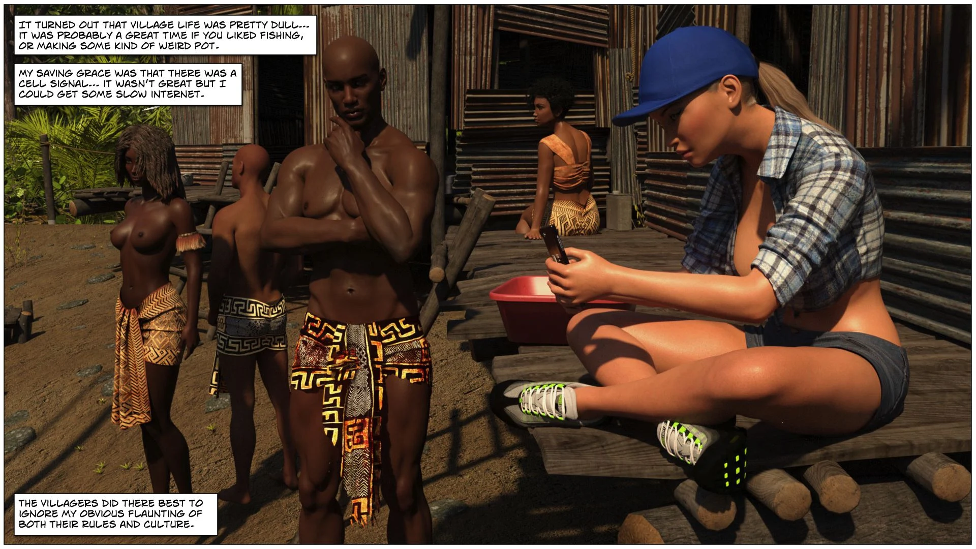 Blackmaled [Sexy3DComics] Blackmaled - Lenka's Story 1 – page 51