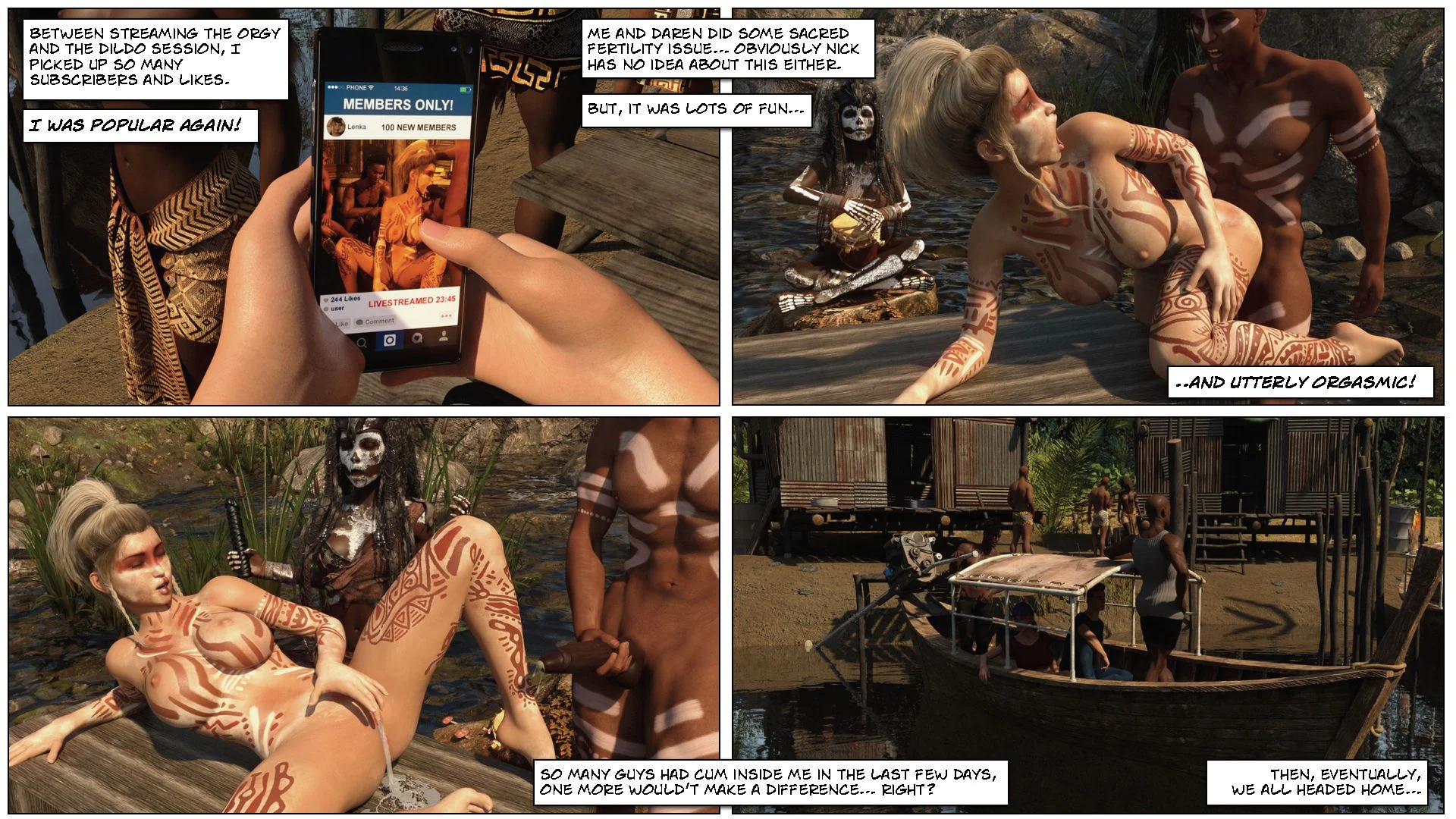 Blackmaled [Sexy3DComics] Blackmaled - Lenka's Story 3 – page 5