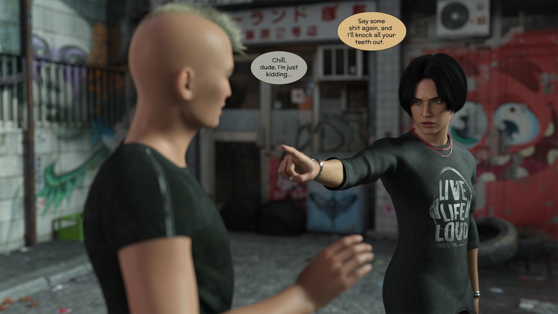 Taming The Beast [Kizaru3D] 1.1  .Taming The Beast - Chapter 1 - Part 1 [Kizaru3D] – page 41