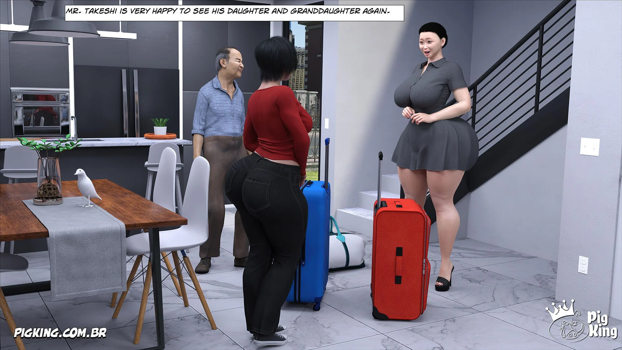 Kobayashi Family [CrazyDad3D] 2 . Kobayashi Family - Chapter 2 [CrazyDad3D] – page 3