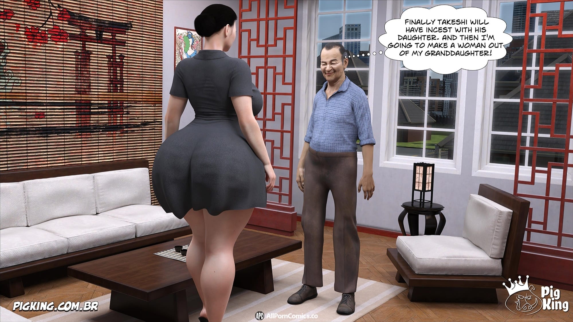 Kobayashi Family [CrazyDad3D] 4 . Kobayashi Family - Chapter 4 [CrazyDad3D] – page 46