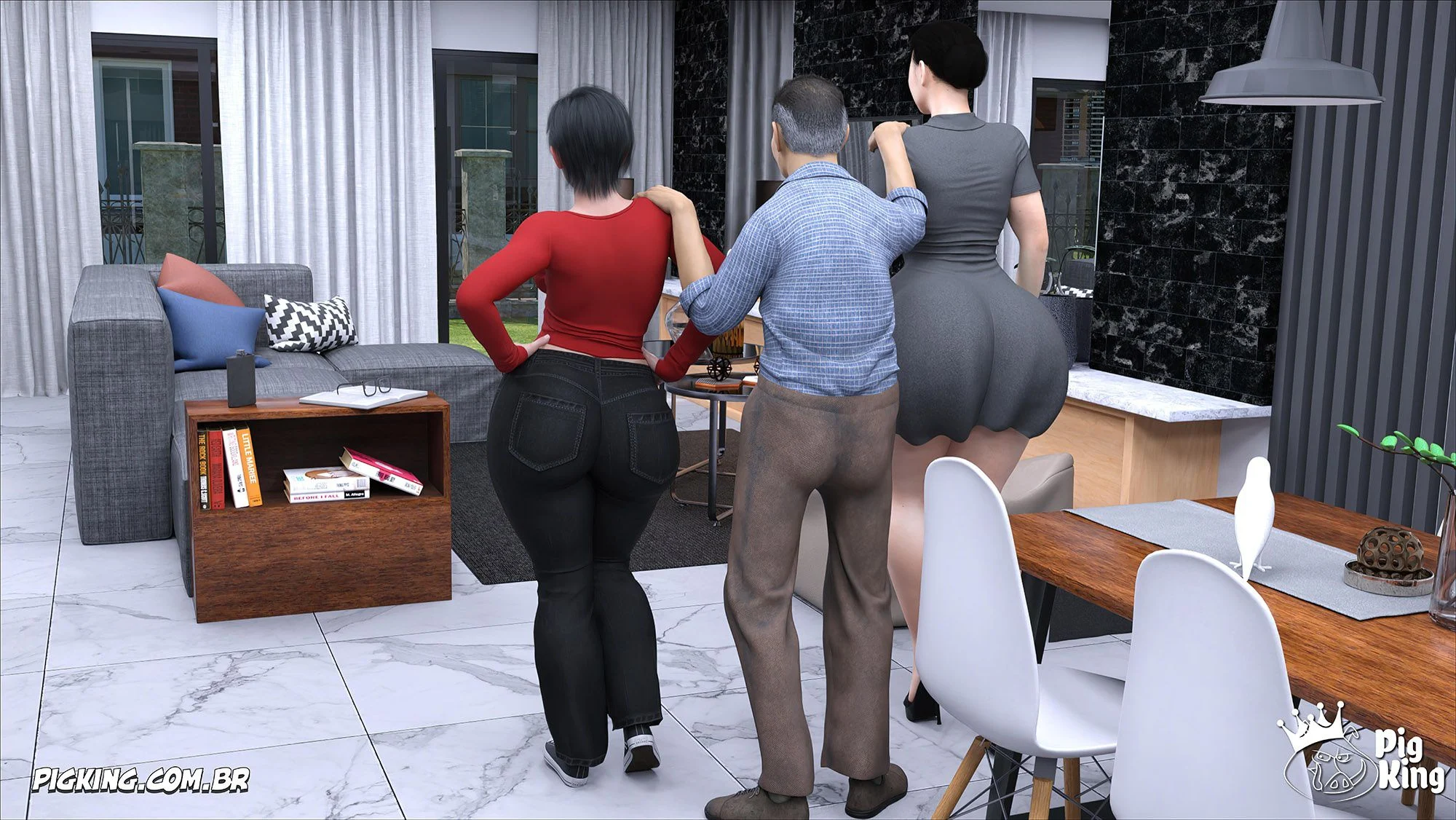 Kobayashi Family [CrazyDad3D] 1 . Kobayashi Family - Chapter 1 [CrazyDad3D] – page 9