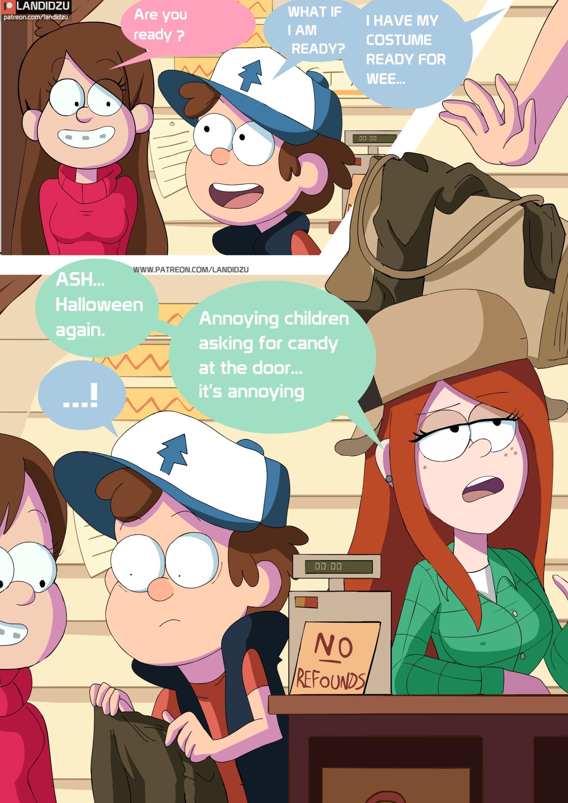 Trick or Treat (Gravity Falls) [Landidzu] 1 . Trick or Treat - Chapter 1 (Gravity Falls) [Landidzu] – page 3