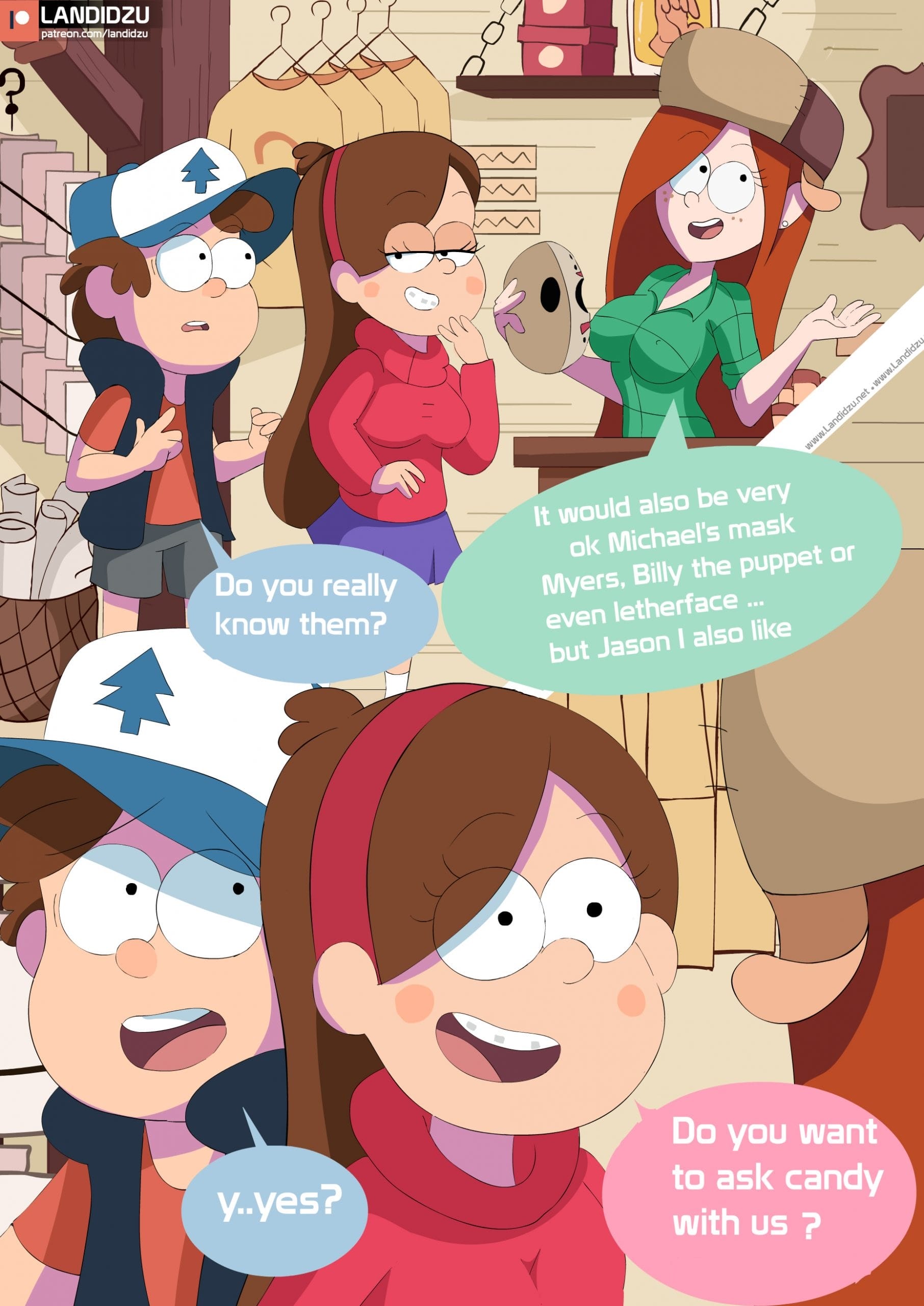 Trick or Treat (Gravity Falls) [Landidzu] 1 . Trick or Treat - Chapter 1 (Gravity Falls) [Landidzu] – page 8