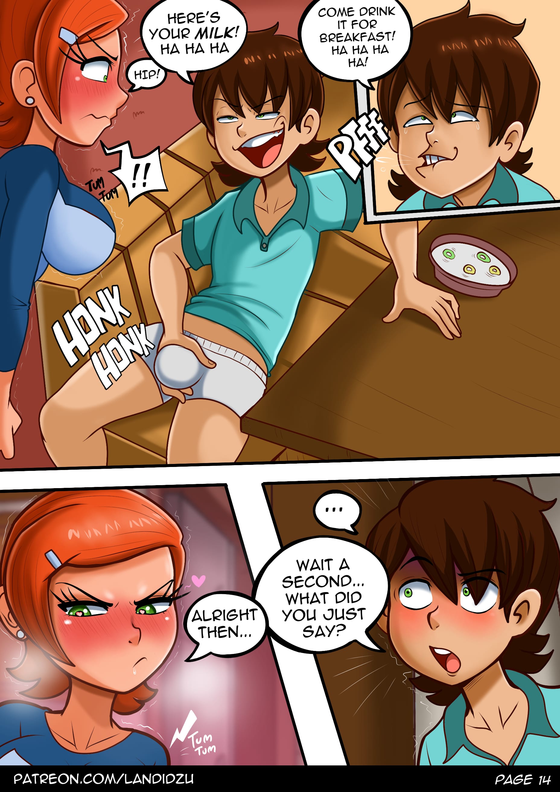 The Breakfast! (Ben 10) [Landidzu] 1 . The Breakfast! - Chapter 1 (Ben 10) [Landidzu] – page 16