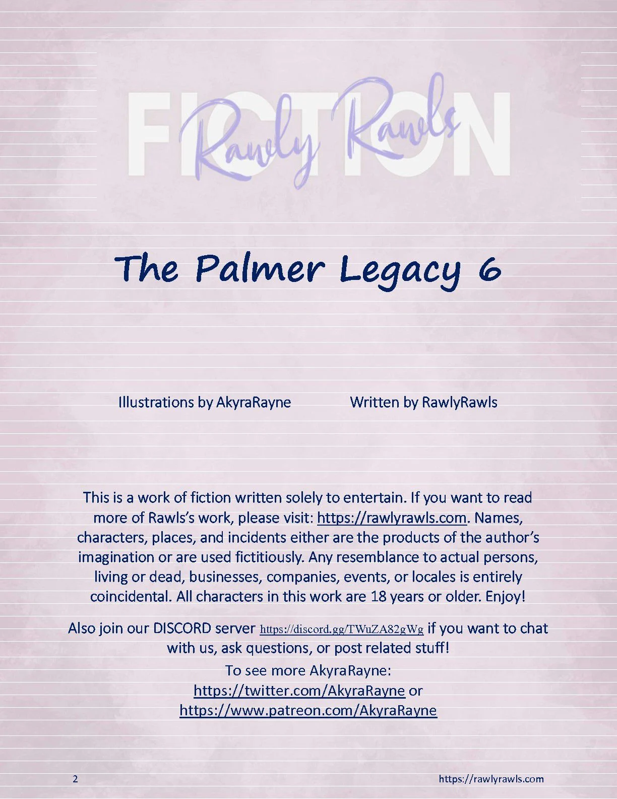The Palmer Legacy [AkyraRayne , RawlyRawls] 6 . The Palmer Legacy - Chapter 6 [AkyraRayne , RawlyRawls] – page 2