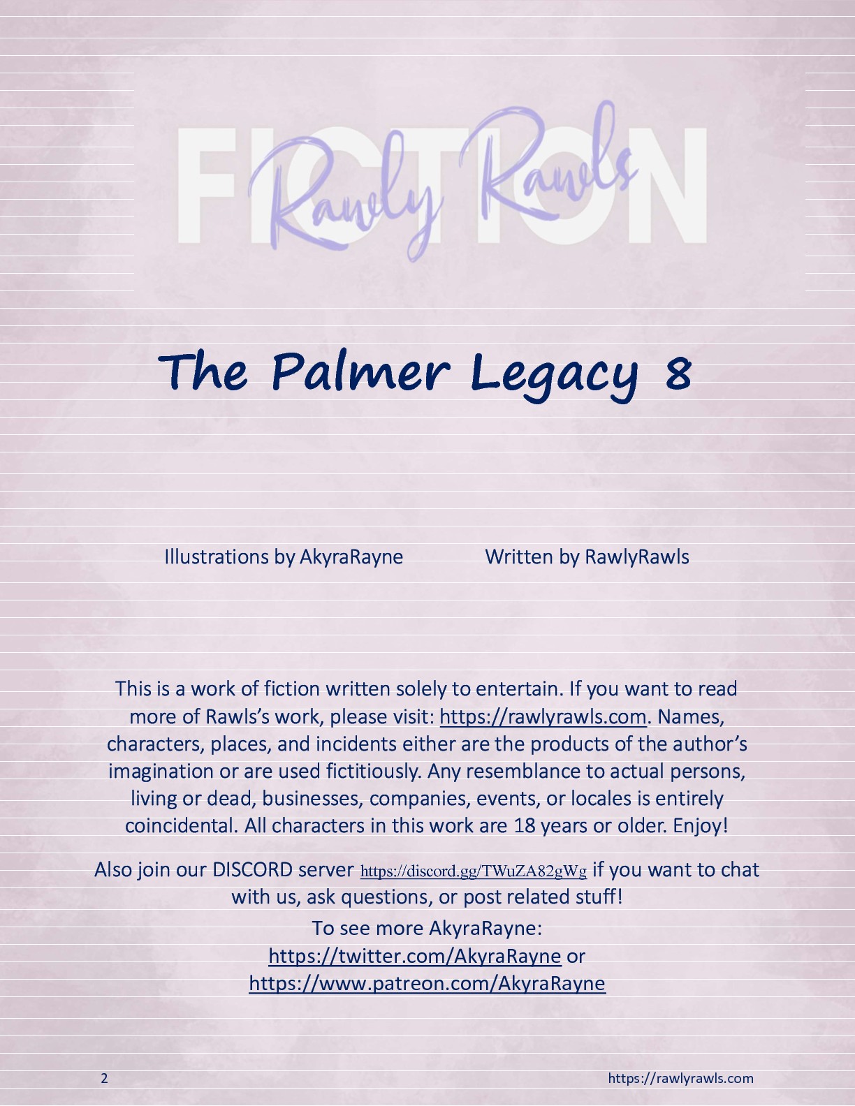 The Palmer Legacy [AkyraRayne , RawlyRawls] 8 . The Palmer Legacy - Chapter 8 [AkyraRayne , RawlyRawls] – page 2