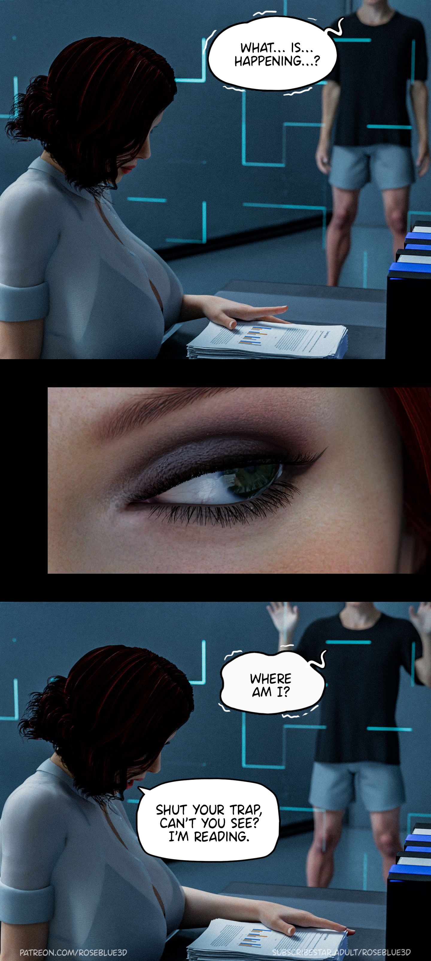 My Neighbor's Widow [Rose Blue 3D] 23 . My Neighbor's Widow - Chapter 23 [Rose Blue 3D] – page 19