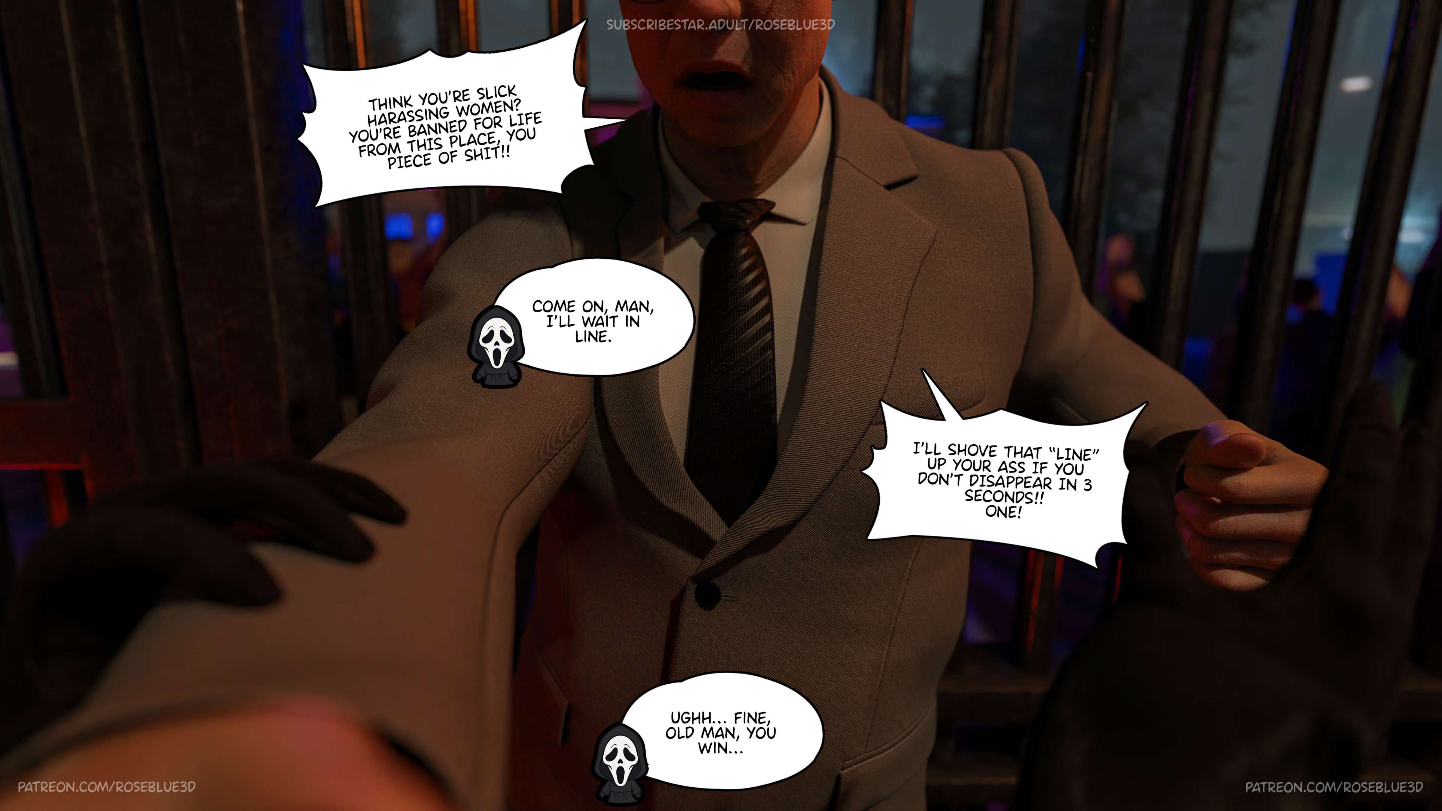 My Neighbor's Widow [Rose Blue 3D] 47.5 . My Neighbor's Widow - Halloween Special - Chapter 47.5 [Rose Blue 3D] – page 11