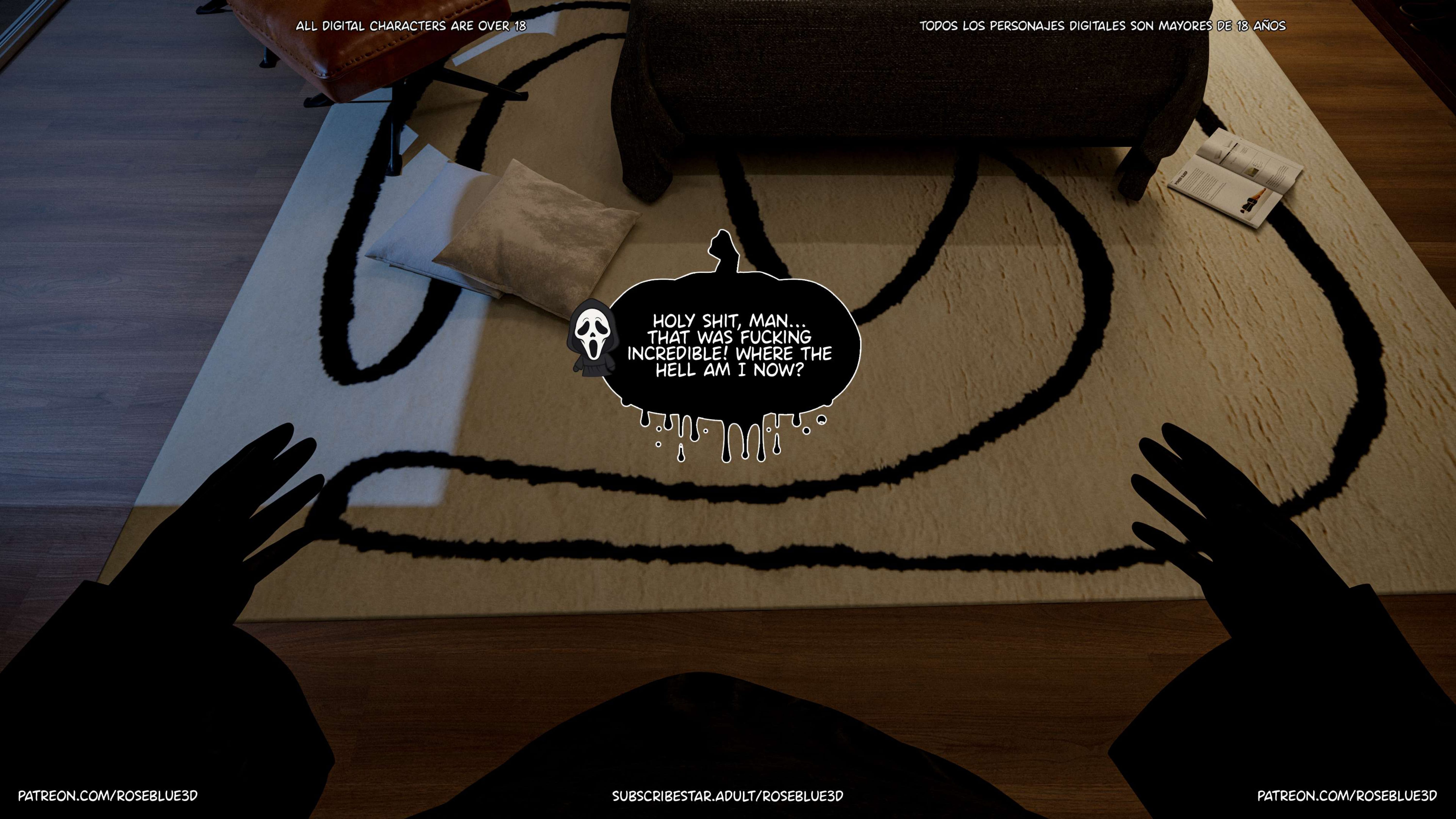 My Neighbor's Widow [Rose Blue 3D] 47.5 . My Neighbor's Widow - Halloween Special - Chapter 47.5 [Rose Blue 3D] – page 50