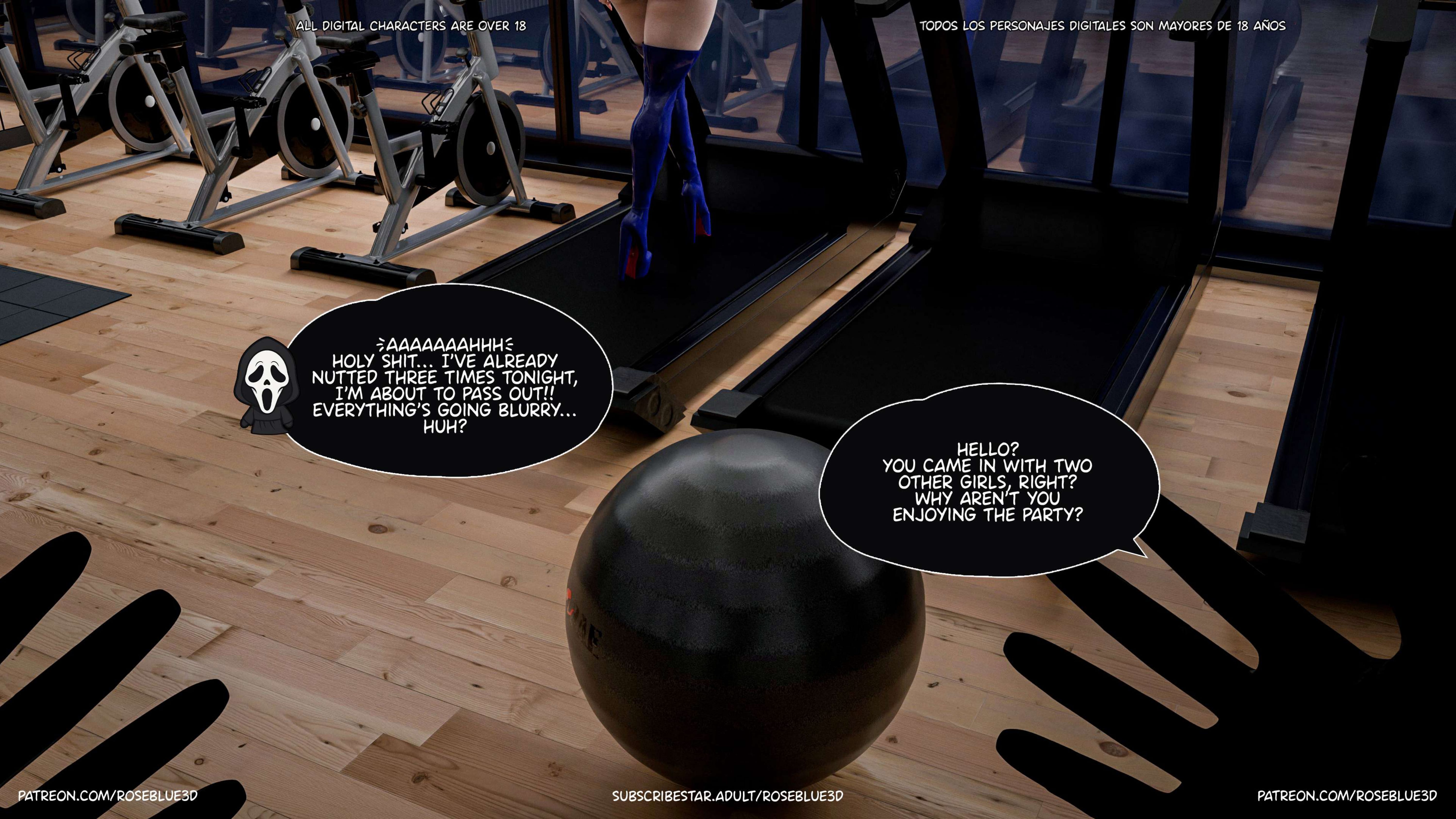 My Neighbor's Widow [Rose Blue 3D] 47.5 . My Neighbor's Widow - Halloween Special - Chapter 47.5 [Rose Blue 3D] – page 70