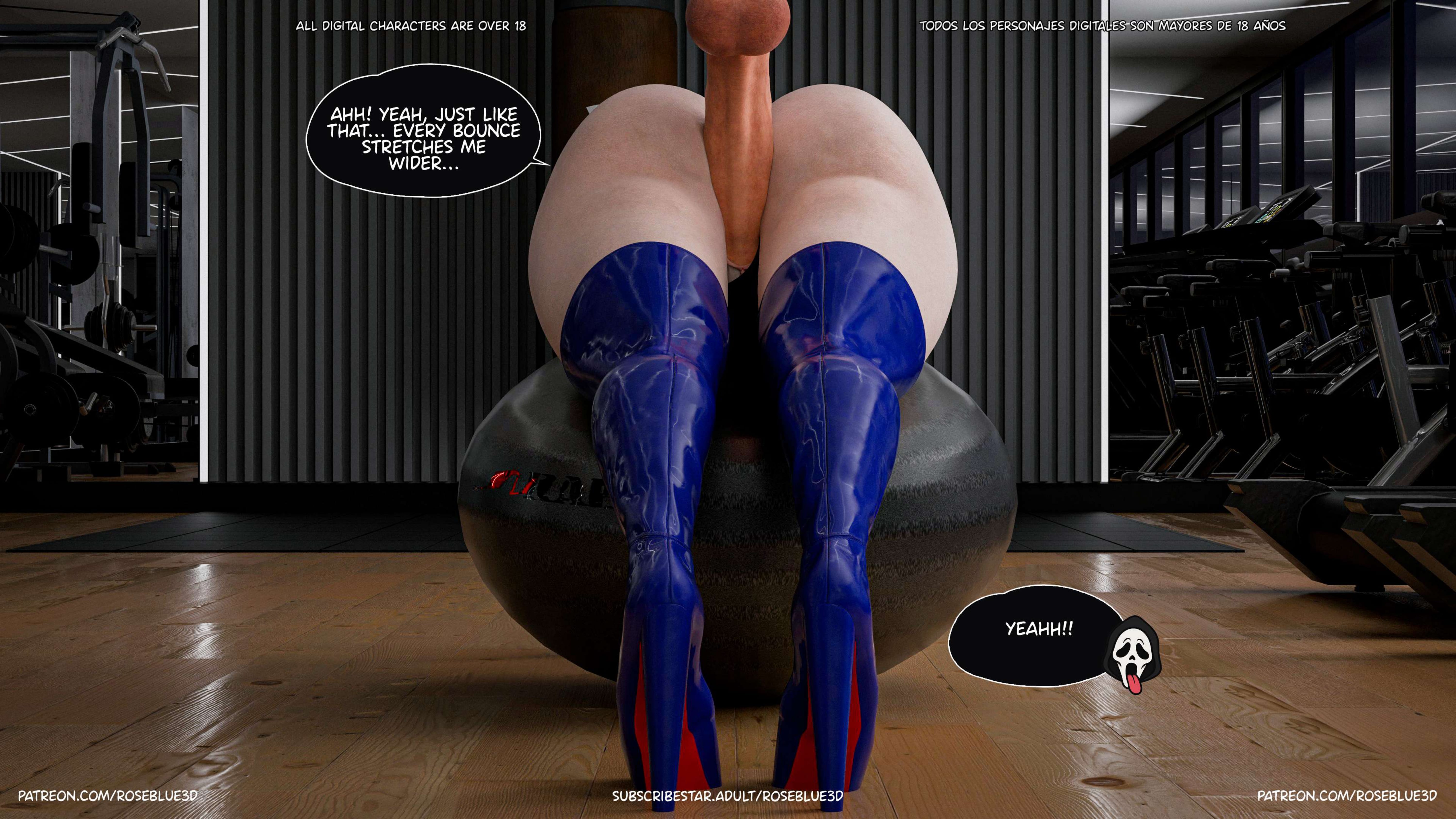 My Neighbor's Widow [Rose Blue 3D] 47.5 . My Neighbor's Widow - Halloween Special - Chapter 47.5 [Rose Blue 3D] – page 75