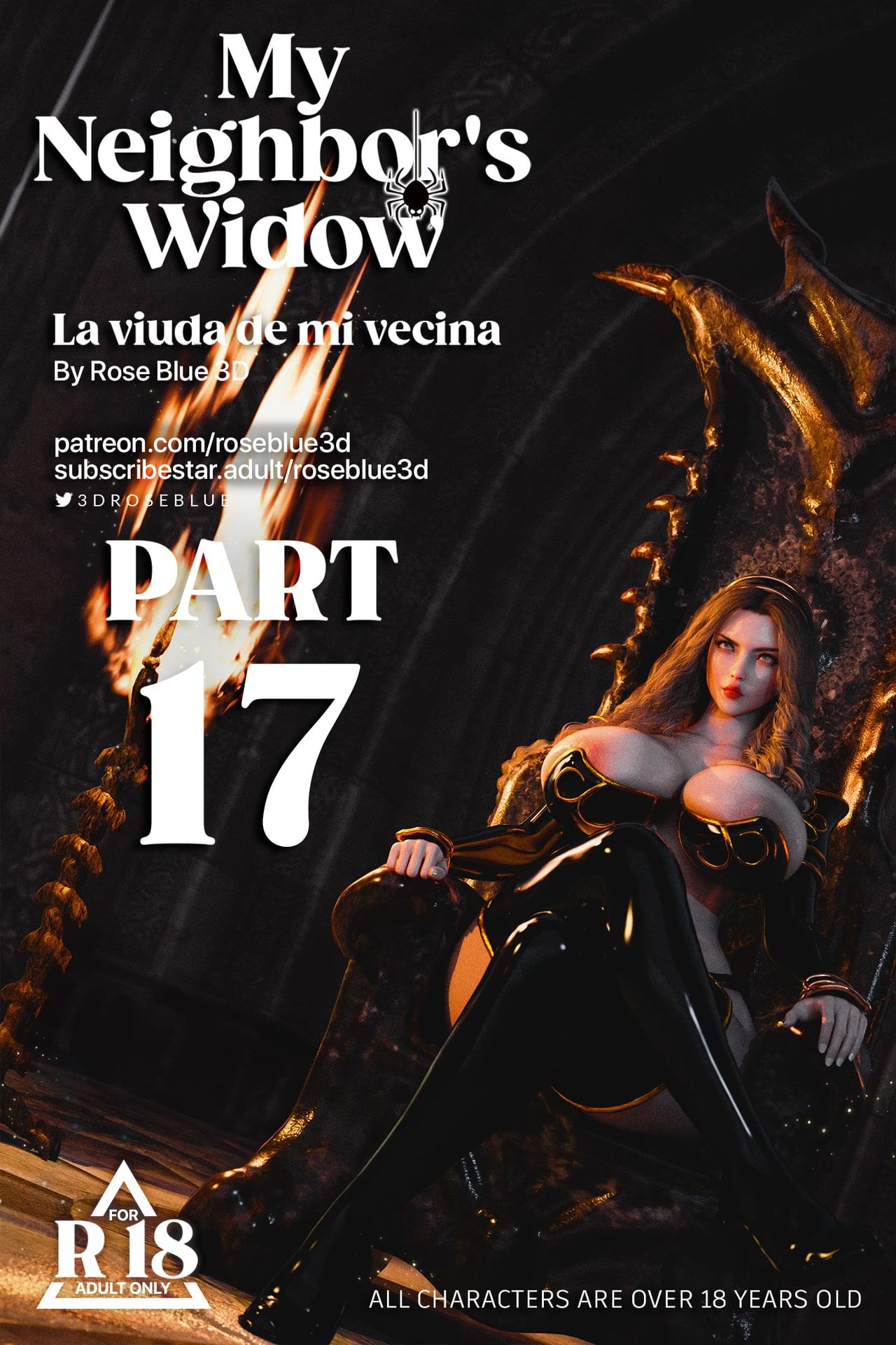 My Neighbor's Widow [Rose Blue 3D] 17 . My Neighbor's Widow - Chapter 17 [Rose Blue 3D] – page 1