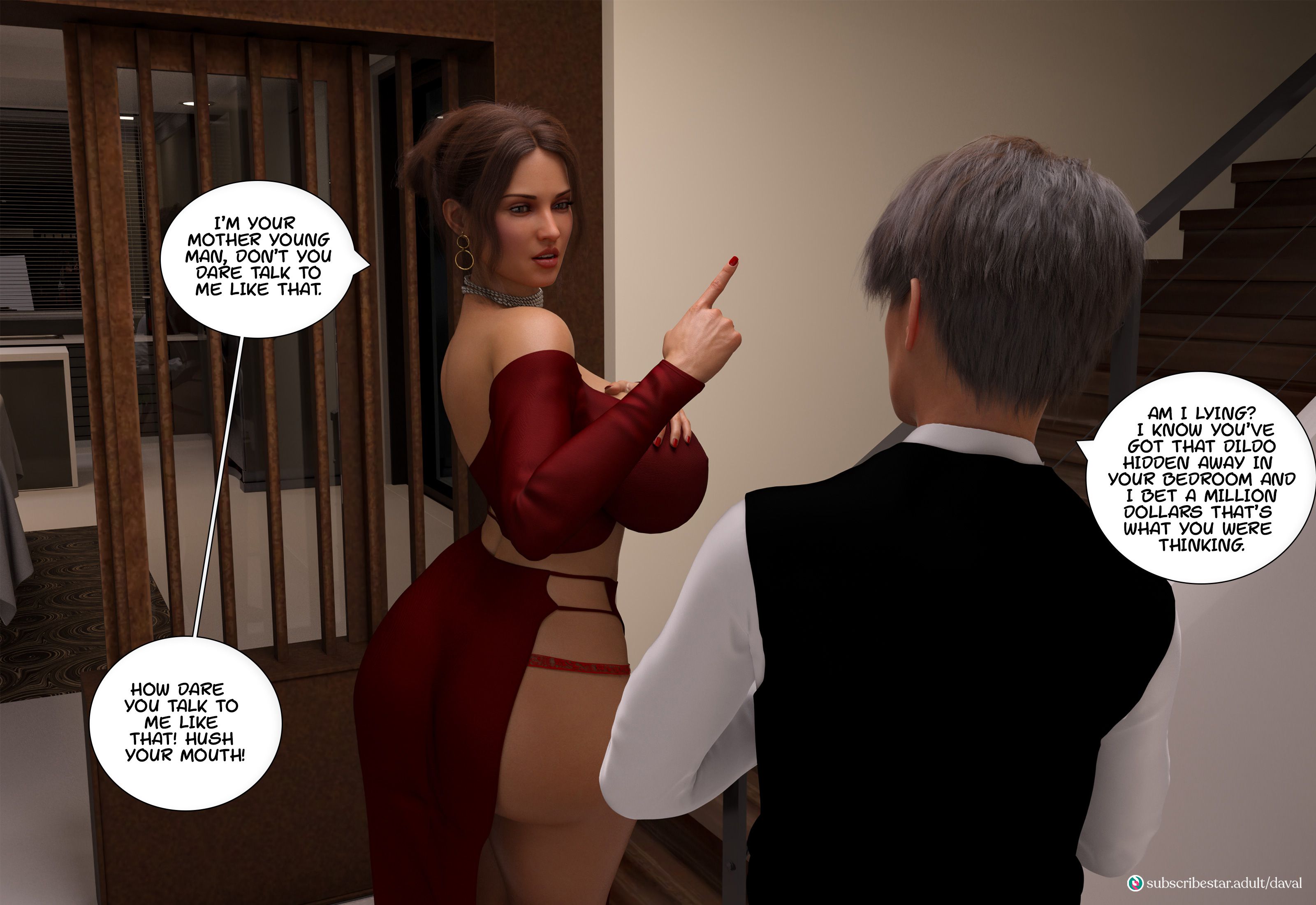 Immoral Desires [Daval3D] 3 . Immoral Desires - Chapter 3 [Daval3D] – page 60