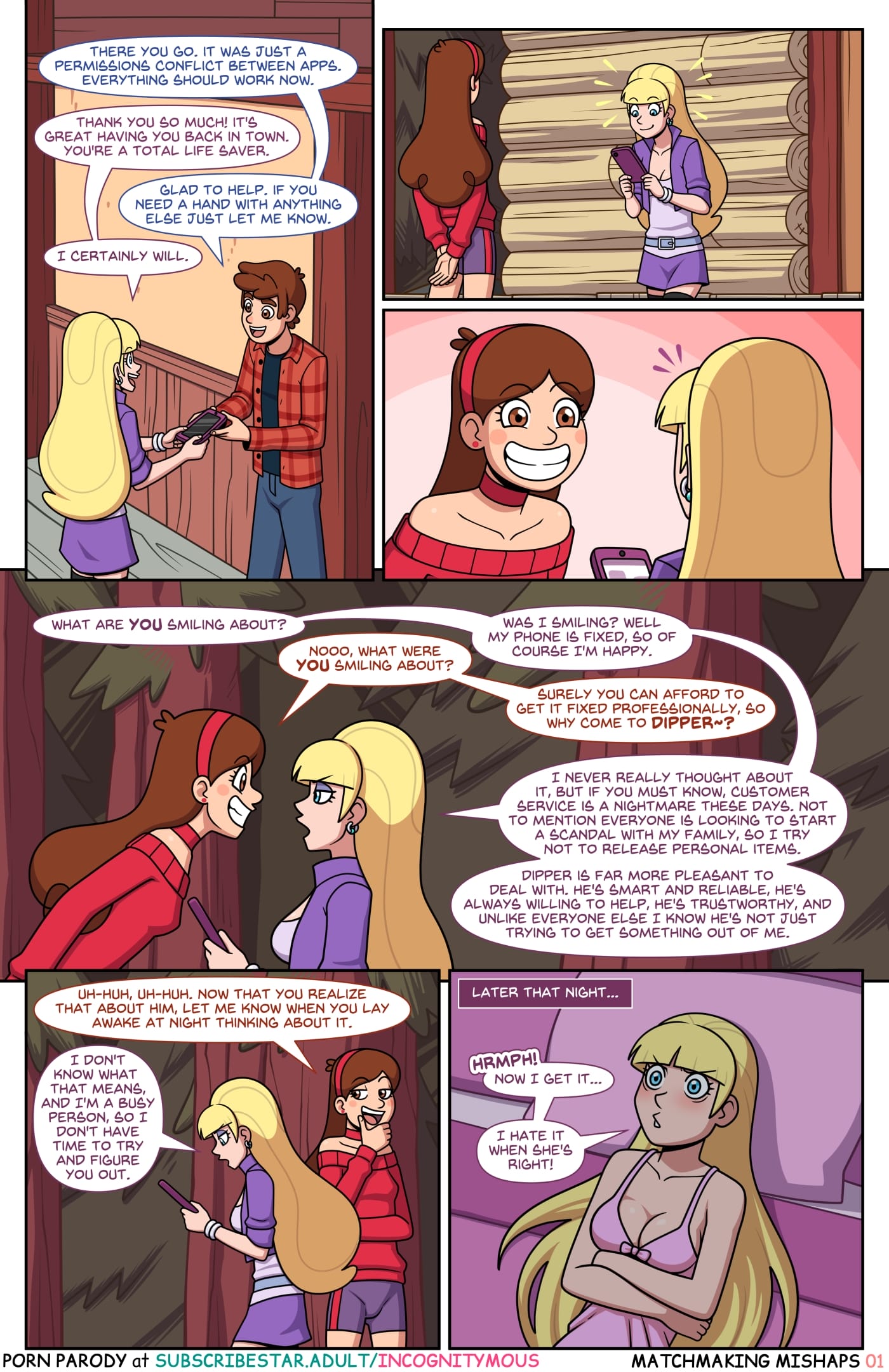 Matchmaking Mishaps (Gravity Falls) [Incognitymous] 1 . Matchmaking Mishaps - Chapter 1 (Gravity Falls) [Incognitymous] – page 1