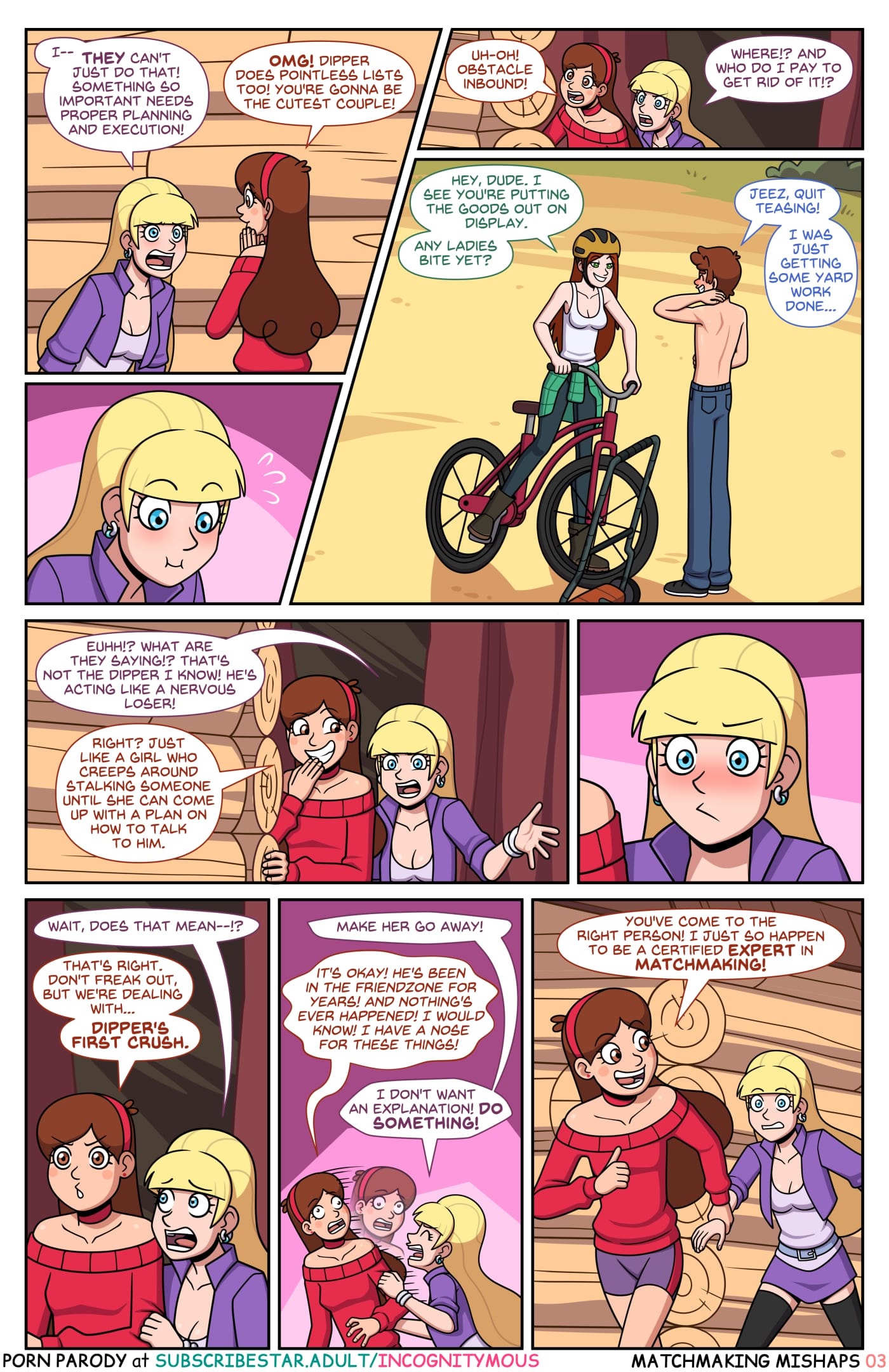 Matchmaking Mishaps (Gravity Falls) [Incognitymous] 1 . Matchmaking Mishaps - Chapter 1 (Gravity Falls) [Incognitymous] – page 3