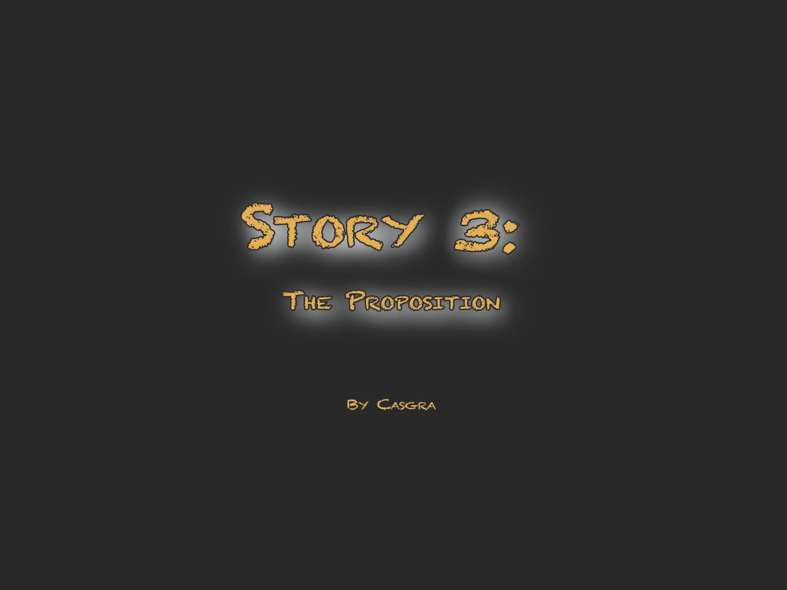 Short Stories [Casgra] 3 . The Proposition - [Casgra] – page 1