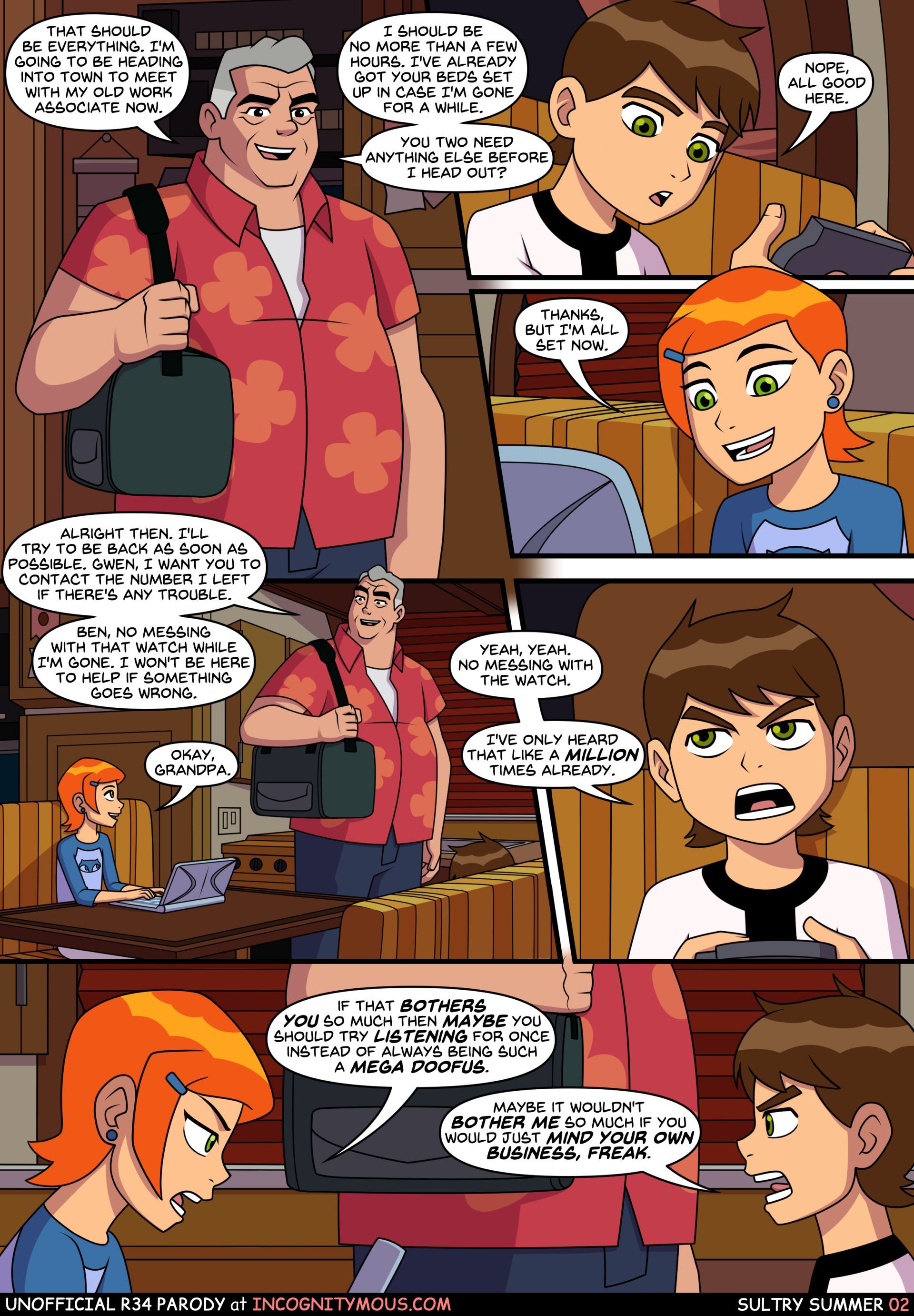 Sultry Summer (Ben 10) [Incognitymous] 1 . Sultry Summer  - Chapter 1 (Ben 10) [Incognitymous] – page 3