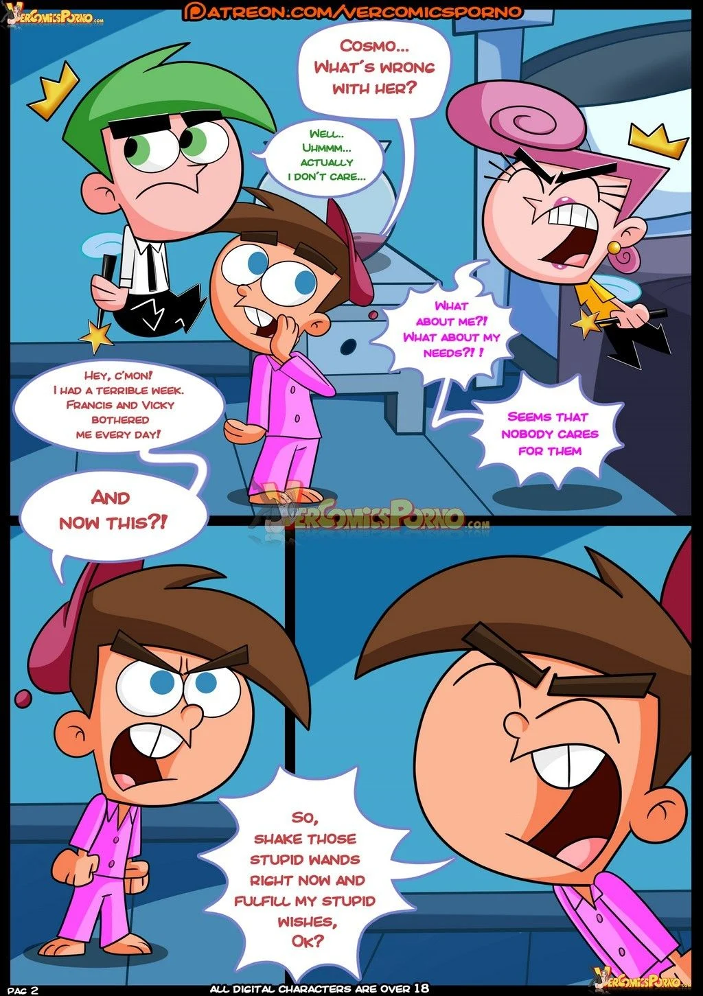 MILF Catcher's (Various) [Croc] 1 . MILF Catcher's  - Chapter 1 (The Fairly OddParents , Dexter's Laboratory , The Simpsons) [Croc] – page 3