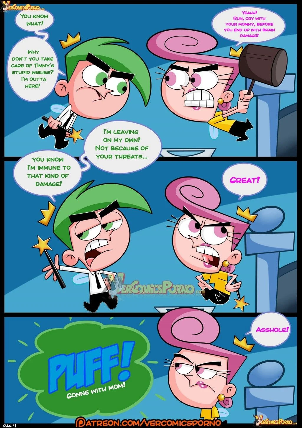 MILF Catcher's (Various) [Croc] 1 . MILF Catcher's  - Chapter 1 (The Fairly OddParents , Dexter's Laboratory , The Simpsons) [Croc] – page 5