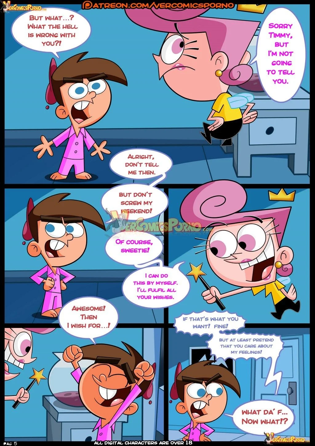 MILF Catcher's (Various) [Croc] 1 . MILF Catcher's  - Chapter 1 (The Fairly OddParents , Dexter's Laboratory , The Simpsons) [Croc] – page 6