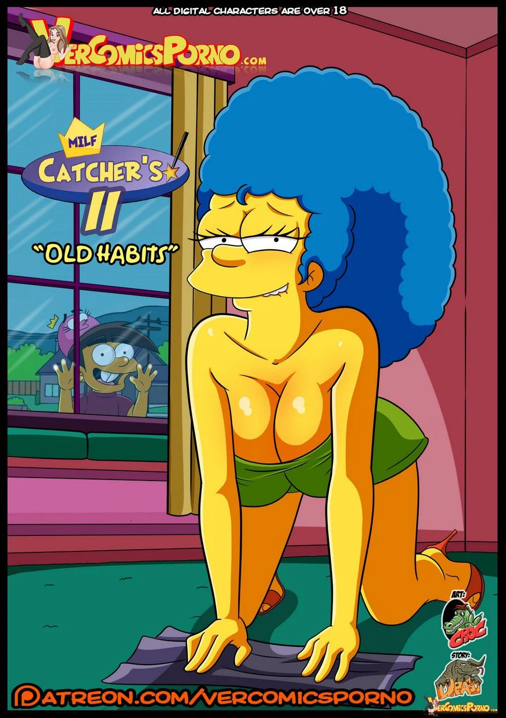 MILF Catcher's (Various) [Croc] 2 . MILF Catcher's - Chapter 2 (The Fairly OddParents , Dexter's Laboratory , The Simpsons) [Croc] – page 1