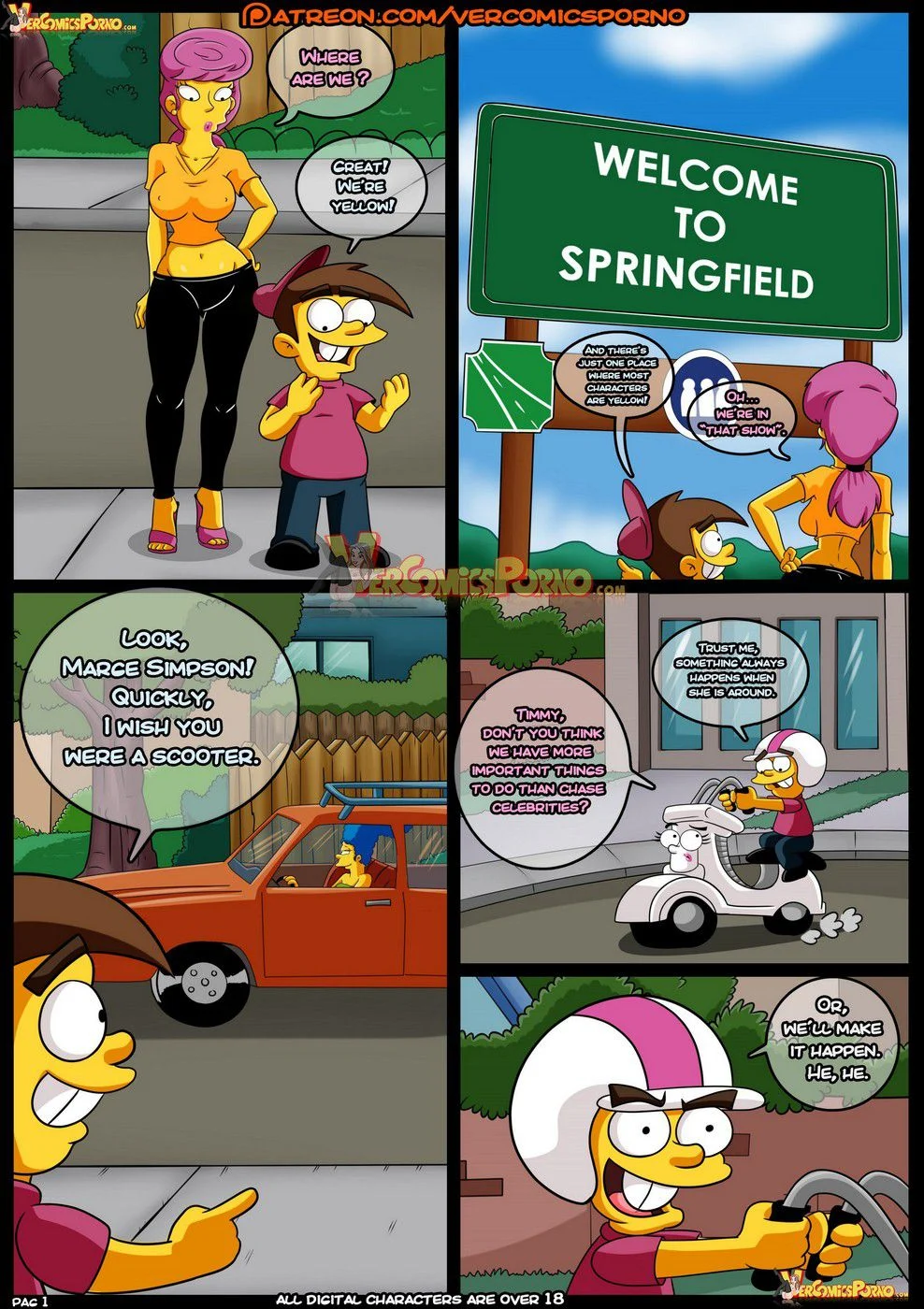 MILF Catcher's (Various) [Croc] 2 . MILF Catcher's - Chapter 2 (The Fairly OddParents , Dexter's Laboratory , The Simpsons) [Croc] – page 2