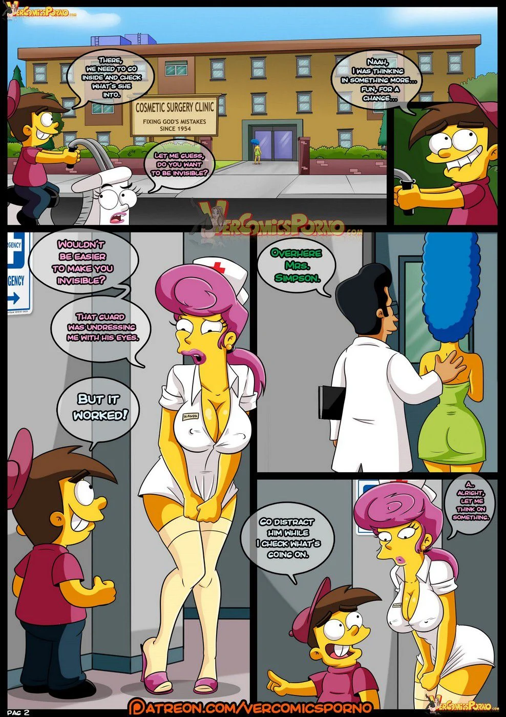 MILF Catcher's (Various) [Croc] 2 . MILF Catcher's - Chapter 2 (The Fairly OddParents , Dexter's Laboratory , The Simpsons) [Croc] – page 3