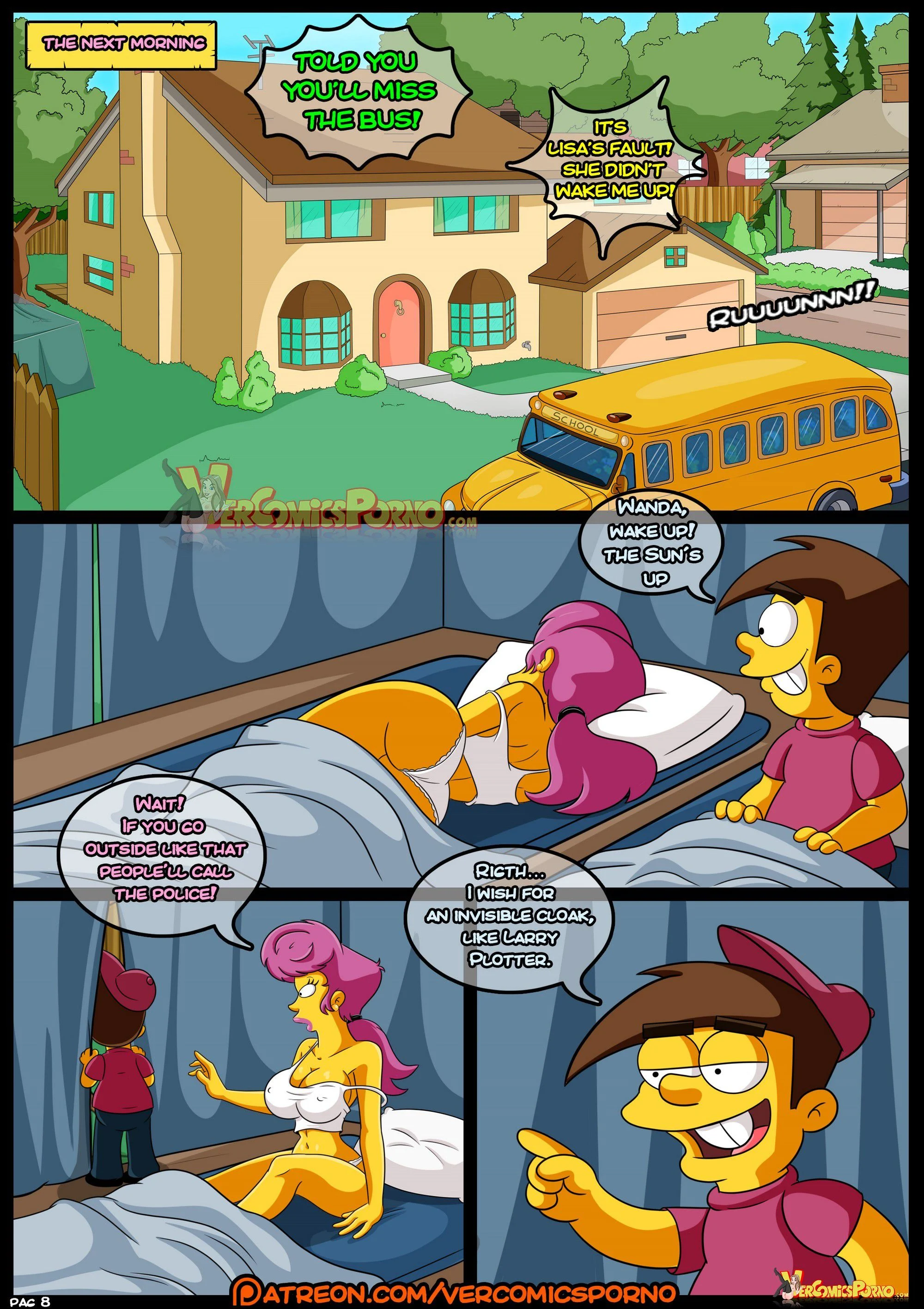 MILF Catcher's (Various) [Croc] 2 . MILF Catcher's - Chapter 2 (The Fairly OddParents , Dexter's Laboratory , The Simpsons) [Croc] – page 9