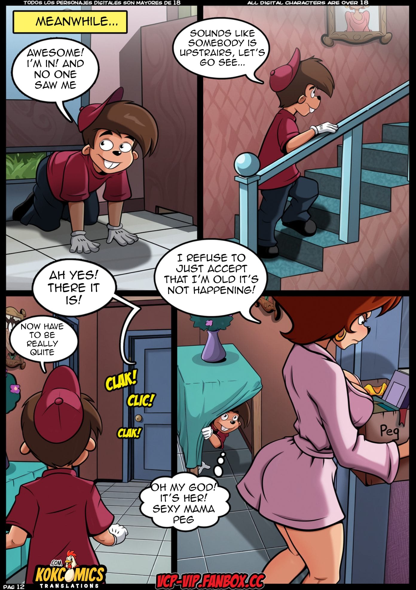 MILF Catcher's (Various) [Croc] 6 . MILF Catcher's - Chapter 6 (Goof Troop) [Croc] – page 13