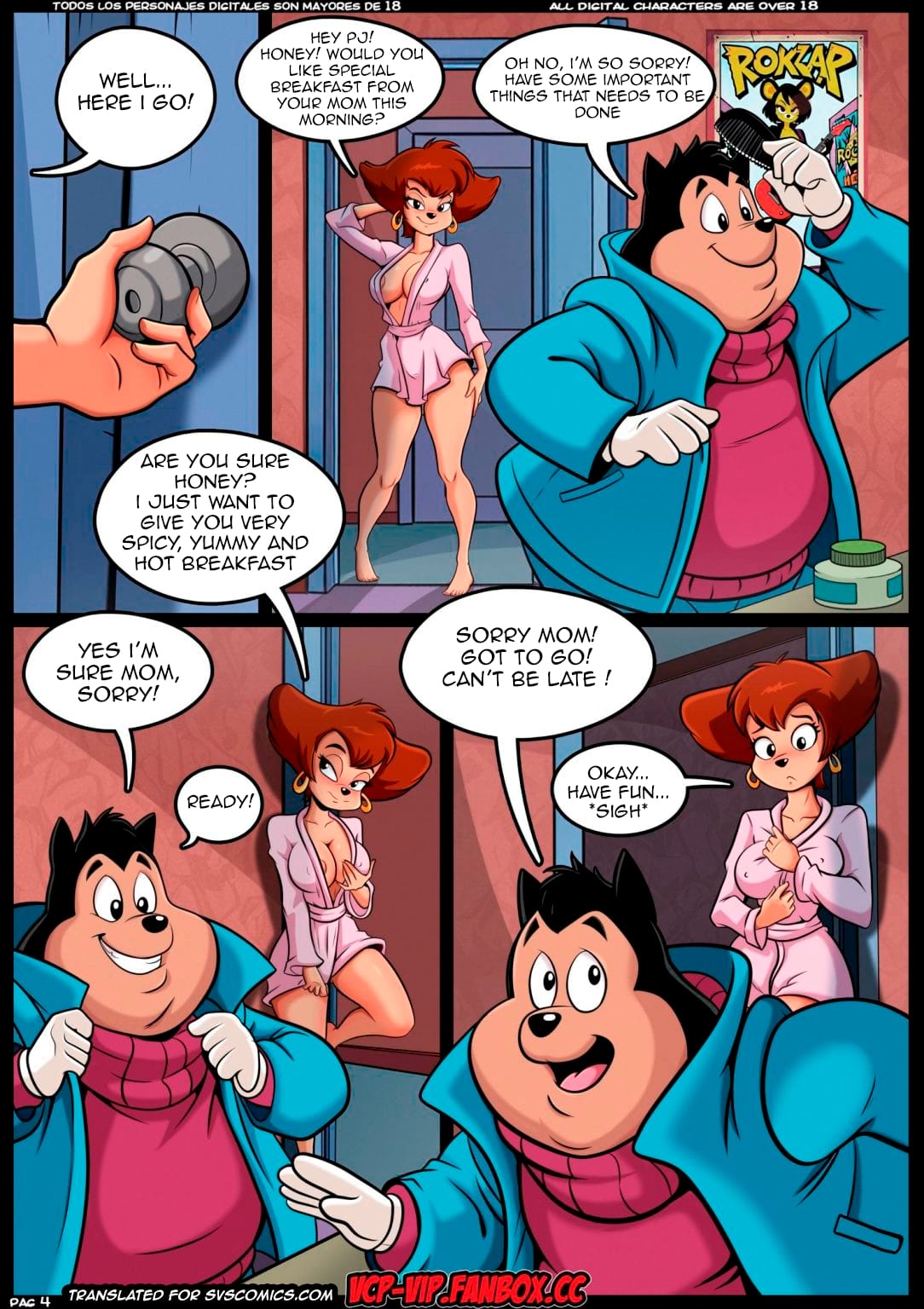 MILF Catcher's (Various) [Croc] 6 . MILF Catcher's - Chapter 6 (Goof Troop) [Croc] – page 5