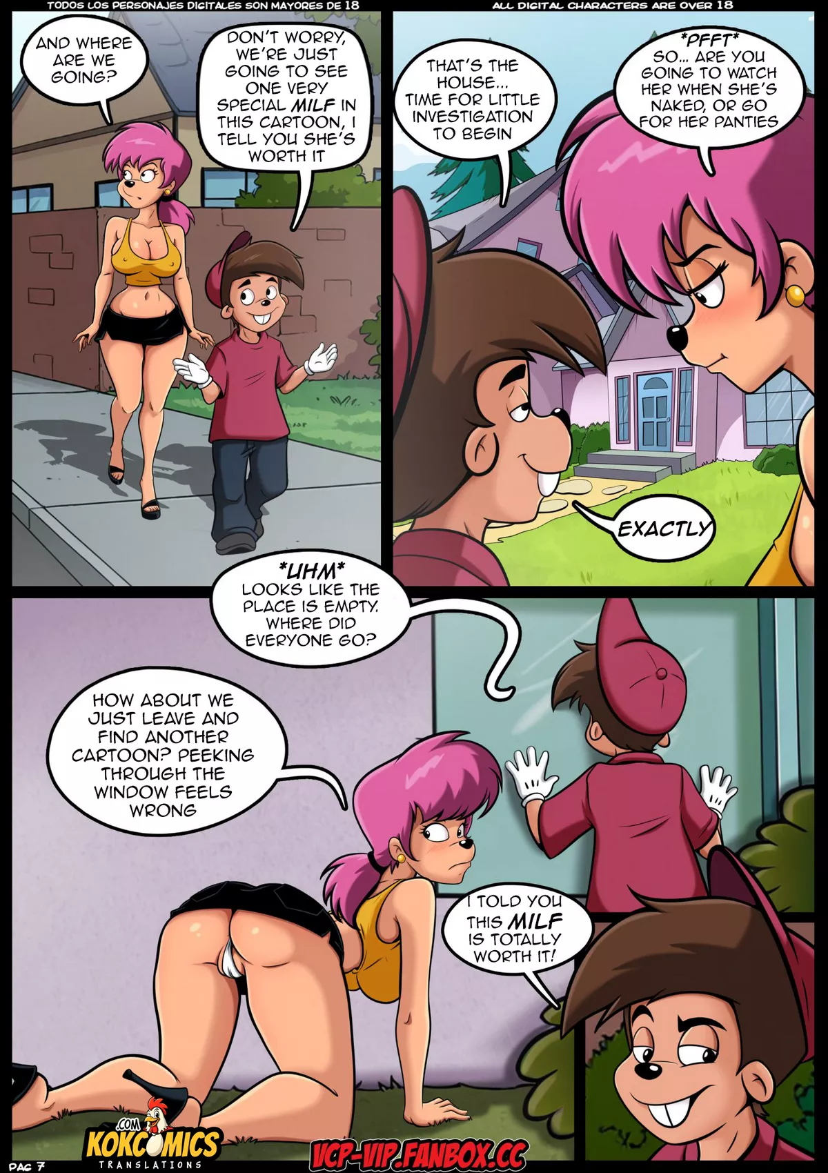 MILF Catcher's (Various) [Croc] 6 . MILF Catcher's - Chapter 6 (Goof Troop) [Croc] – page 8