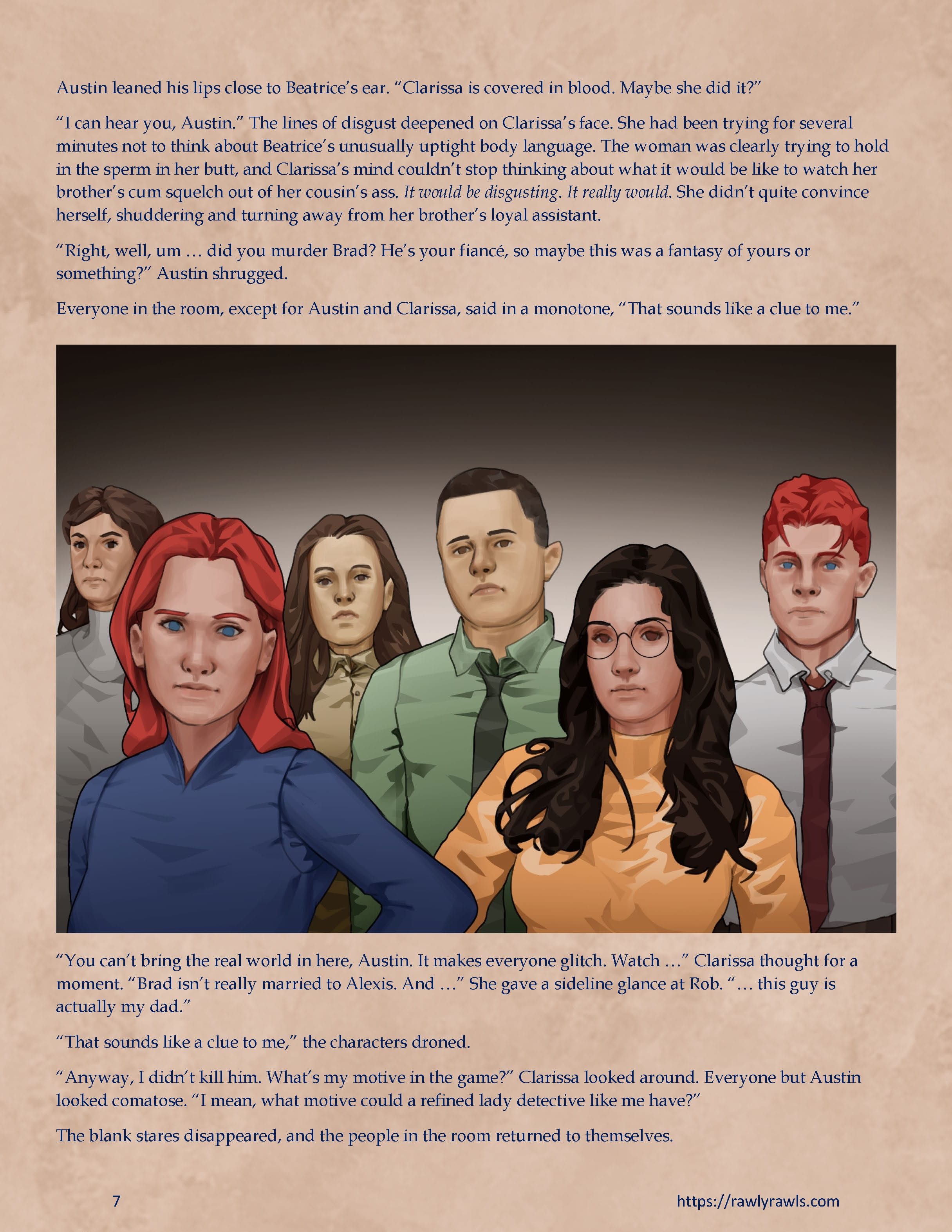 Murder At Palmer Lodge [Laimov , RawlyRawls] 14 . Murder At Palmer Lodge - Chapter 14 [Laimov , RawlyRawls] – page 7