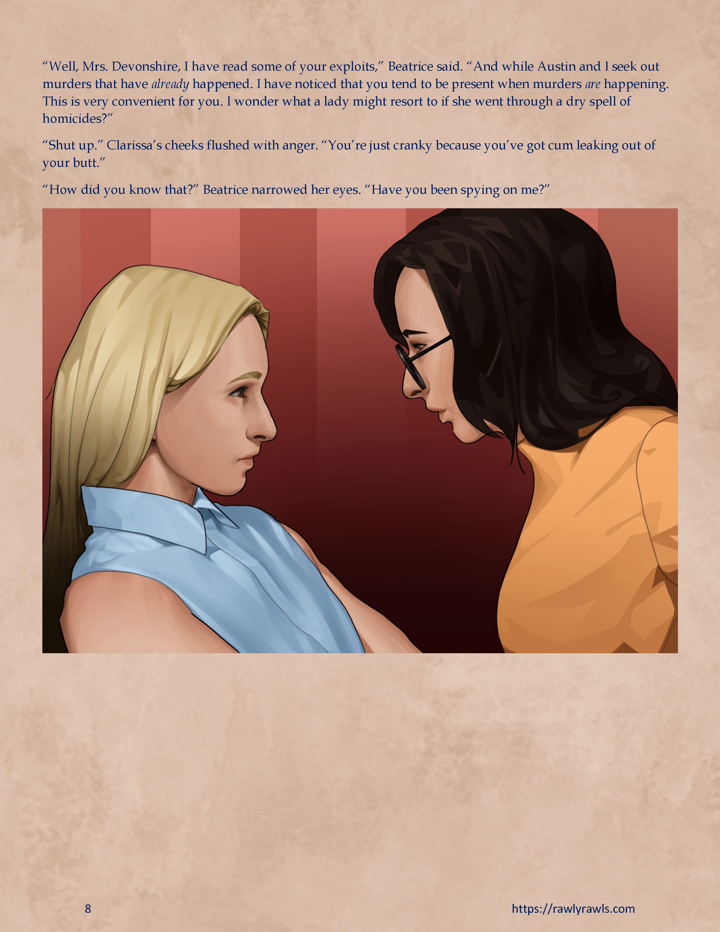 Murder At Palmer Lodge [Laimov , RawlyRawls] 14 . Murder At Palmer Lodge - Chapter 14 [Laimov , RawlyRawls] – page 8