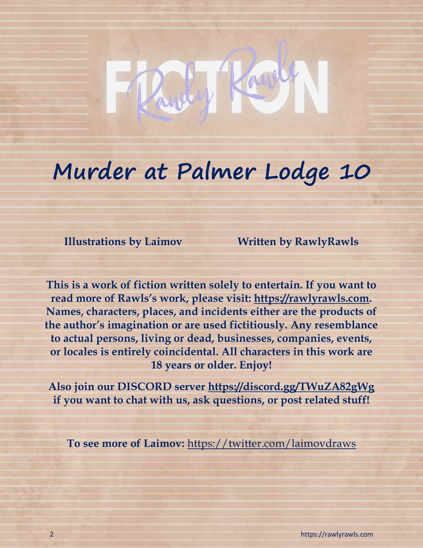 Murder At Palmer Lodge [Laimov , RawlyRawls] 10 . Murder At Palmer Lodge - Chapter 10 [Laimov , RawlyRawls] – page 2
