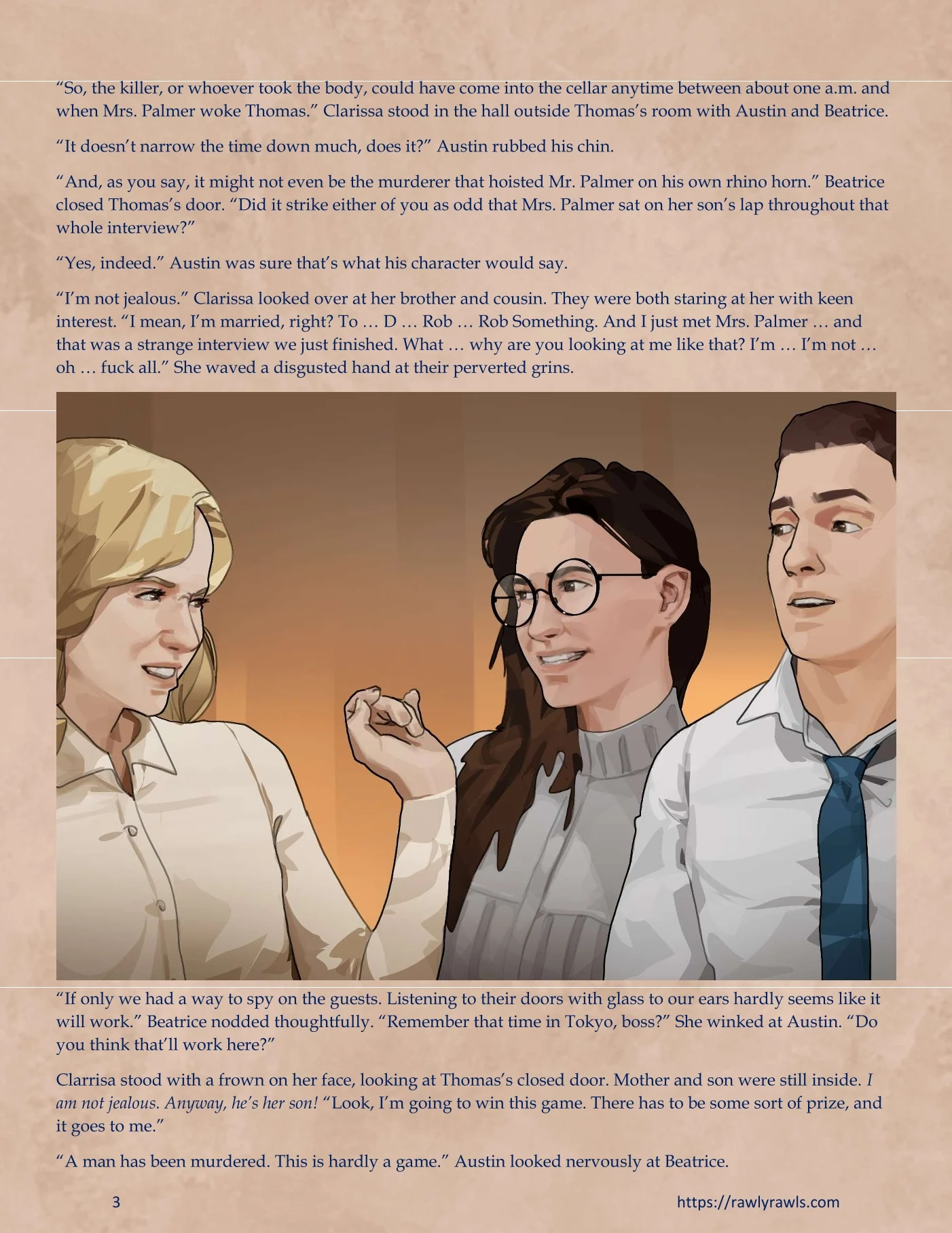 Murder At Palmer Lodge [Laimov , RawlyRawls] 10 . Murder At Palmer Lodge - Chapter 10 [Laimov , RawlyRawls] – page 3