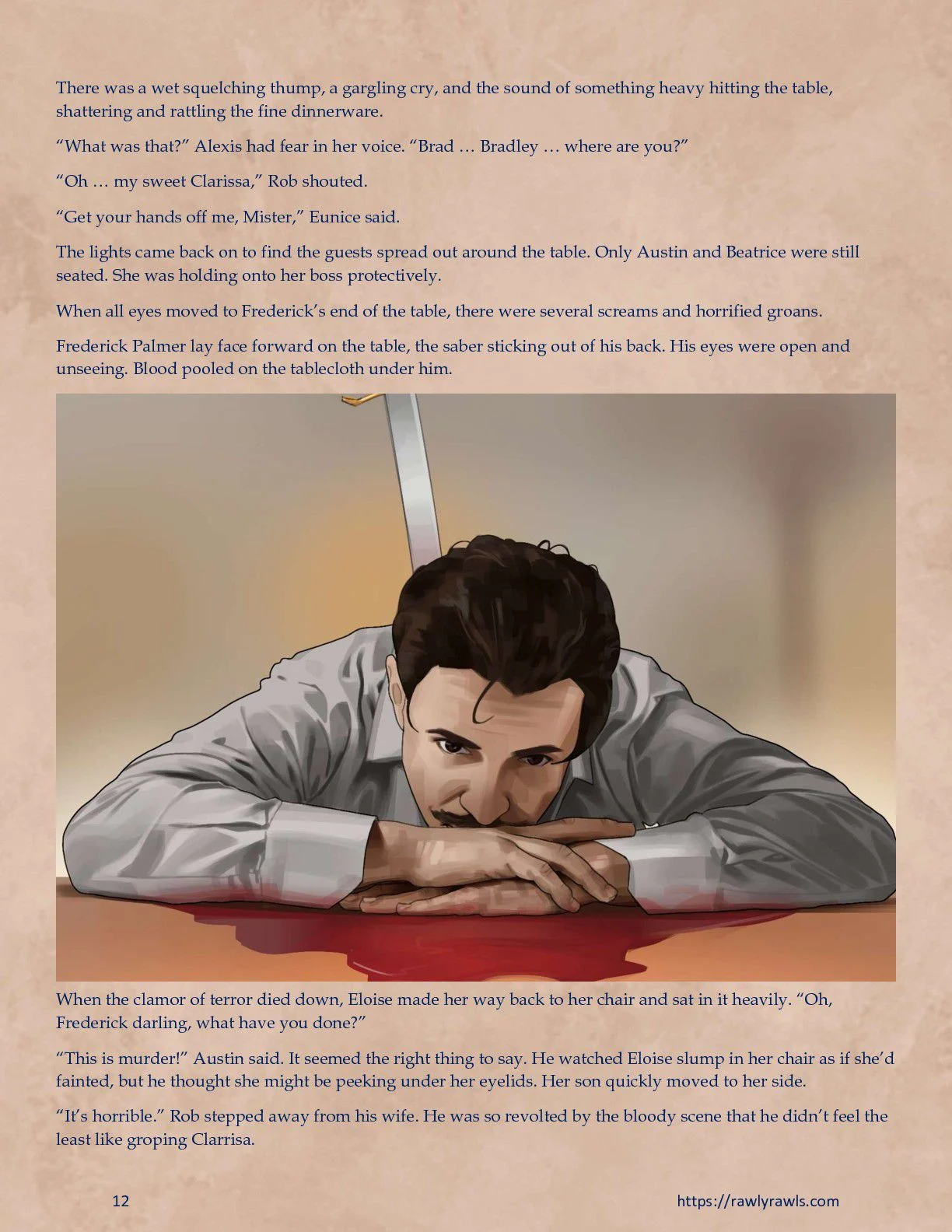 Murder At Palmer Lodge [Laimov , RawlyRawls] 5 . Murder At Palmer Lodge - Chapter 5 [Laimov , RawlyRawls] – page 12