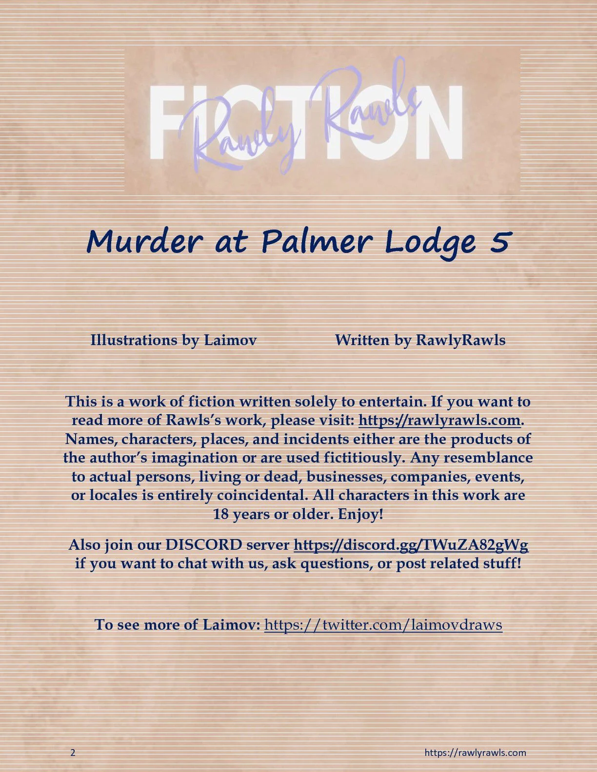 Murder At Palmer Lodge [Laimov , RawlyRawls] 5 . Murder At Palmer Lodge - Chapter 5 [Laimov , RawlyRawls] – page 2