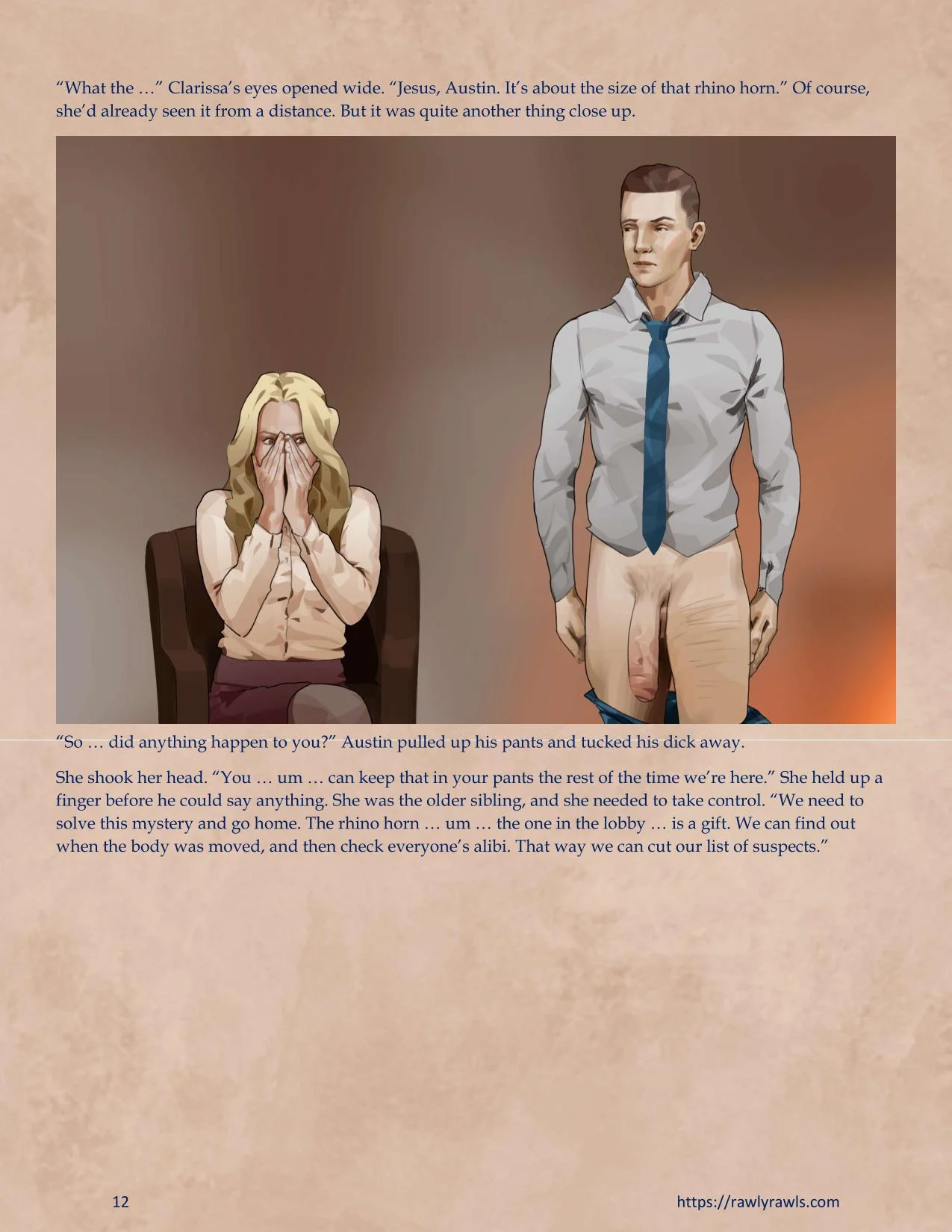 Murder At Palmer Lodge [Laimov , RawlyRawls] 9 . Murder At Palmer Lodge - Chapter 9 [Laimov , RawlyRawls] – page 12