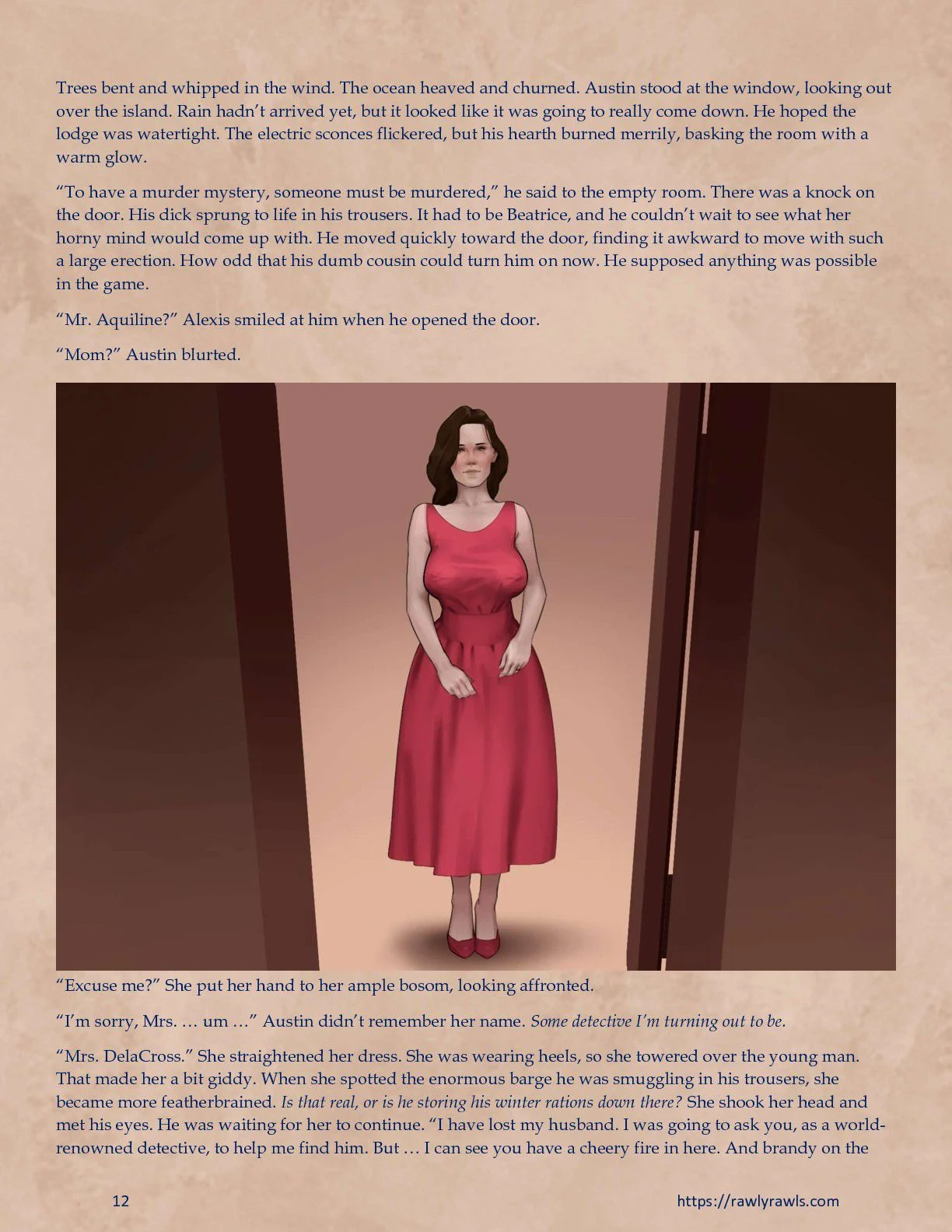 Murder At Palmer Lodge [Laimov , RawlyRawls] 3 . Murder At Palmer Lodge - Chapter 3 [Laimov , RawlyRawls] – page 12
